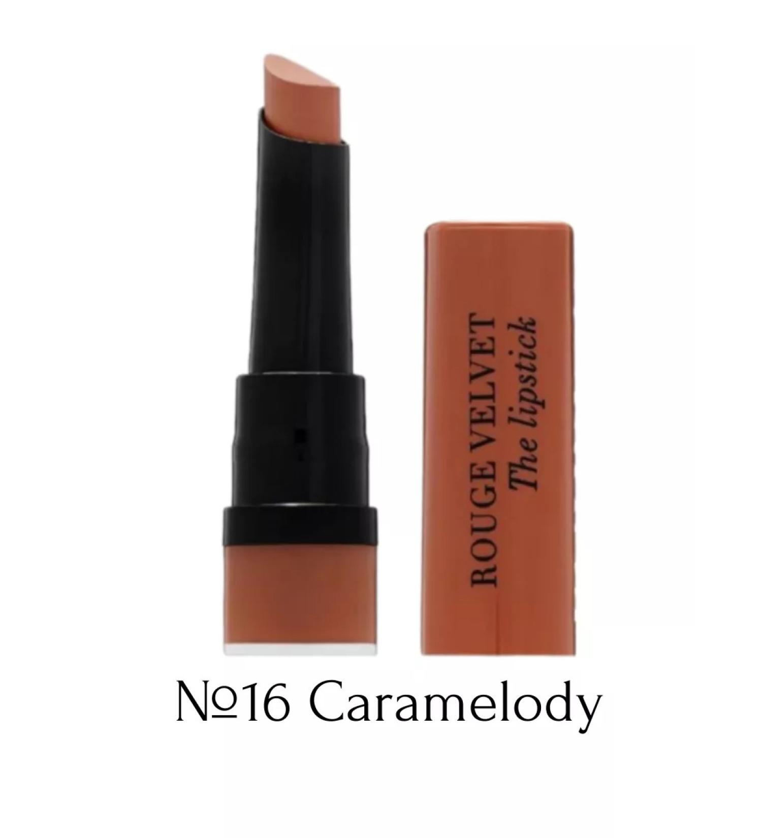 Bourjois Lipstick Rouge Velvet Lipstick No. 16 Caramelody - Buy Online on GoSupps.com