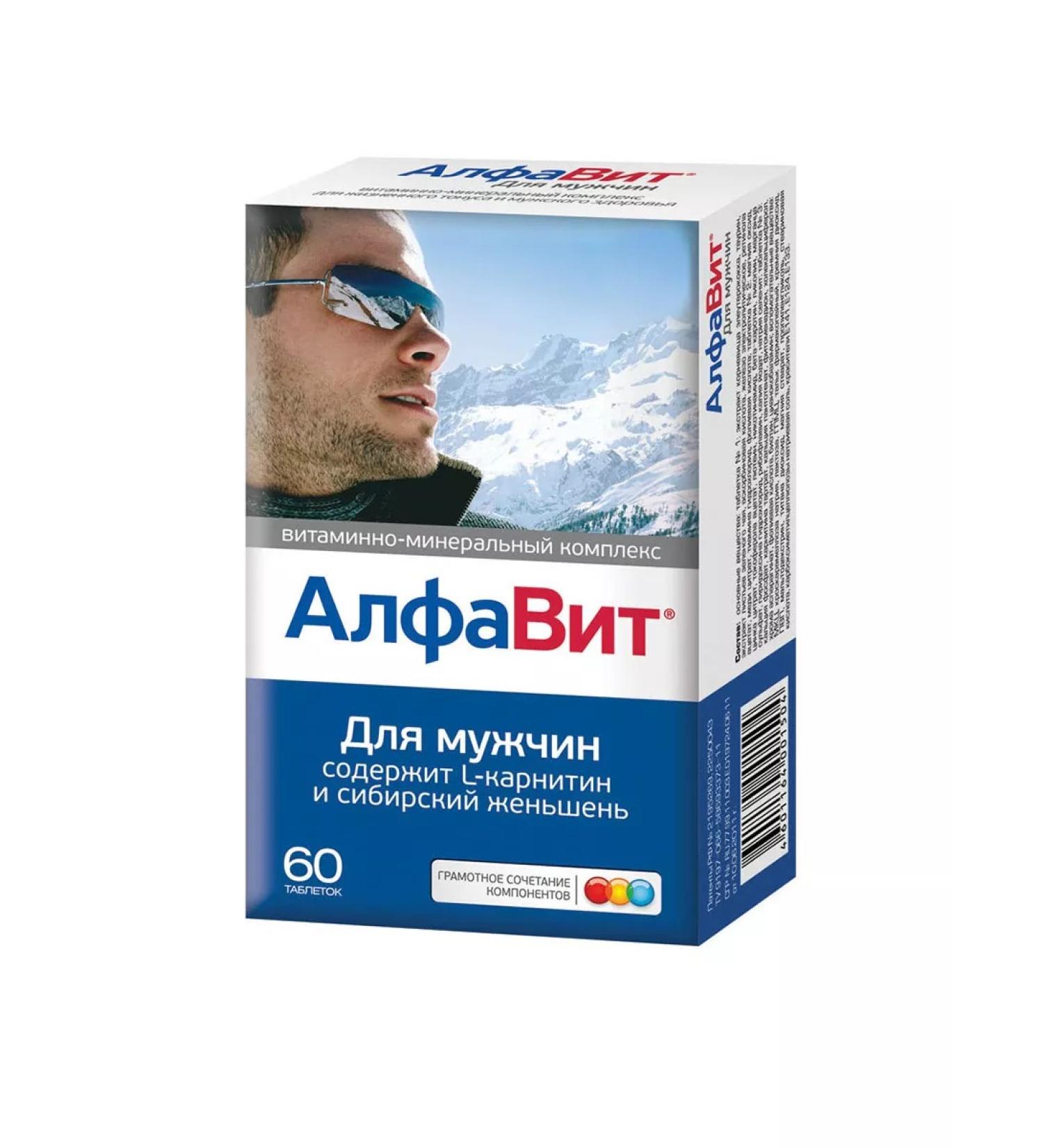 Alphabet For men tab. No. 60 vitamin-mineral complex