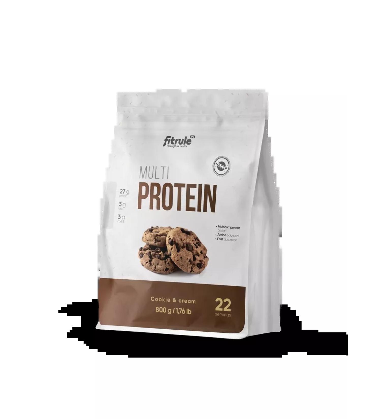 Fitrule Nutrition Multi -component protein 800g cookies - Buy Online on GoSupps.com