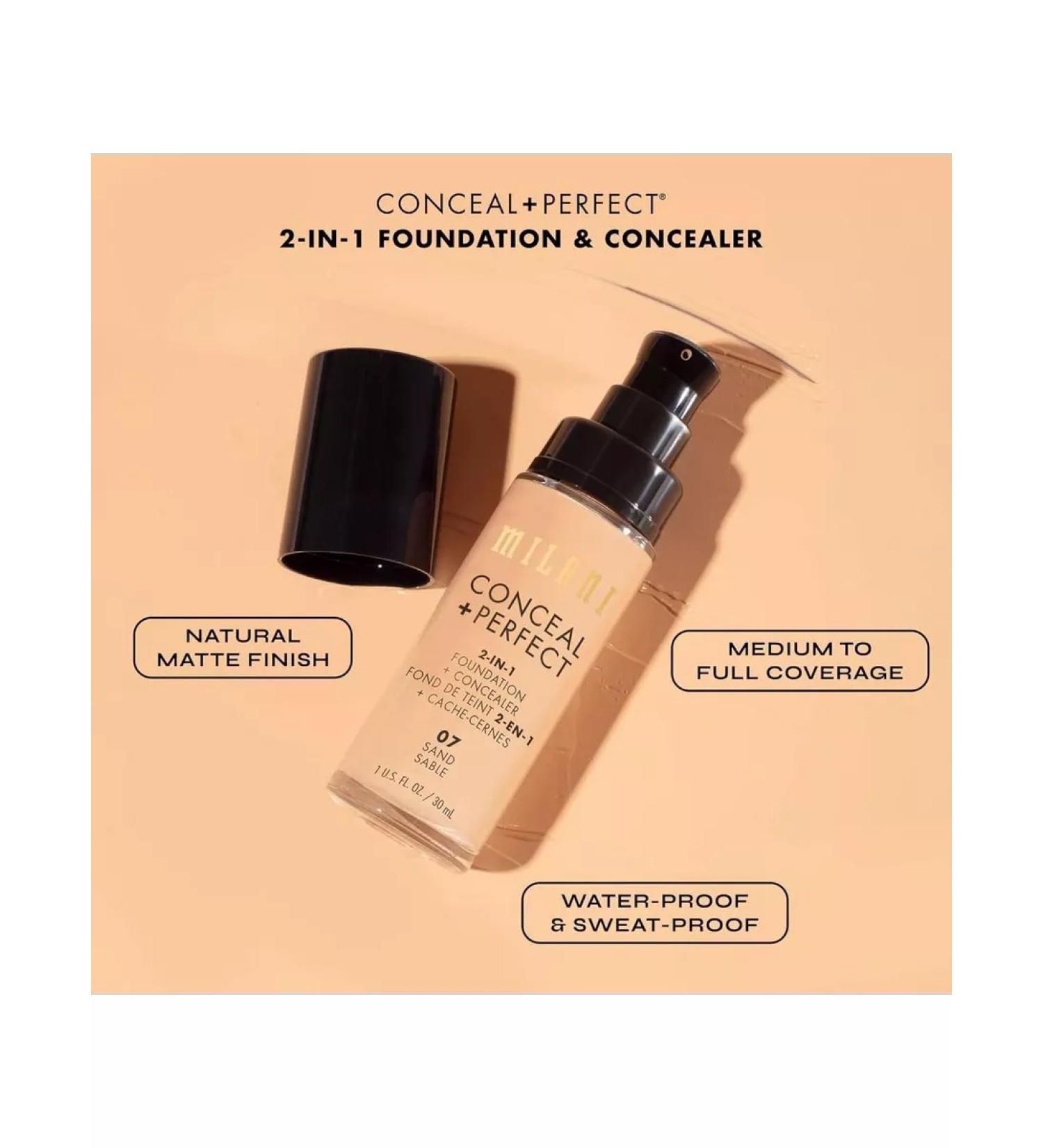 MILANI Facial Tonal Cream 03 CONCEAL + Perfect 2-In-1 - Buy Online on GoSupps.com