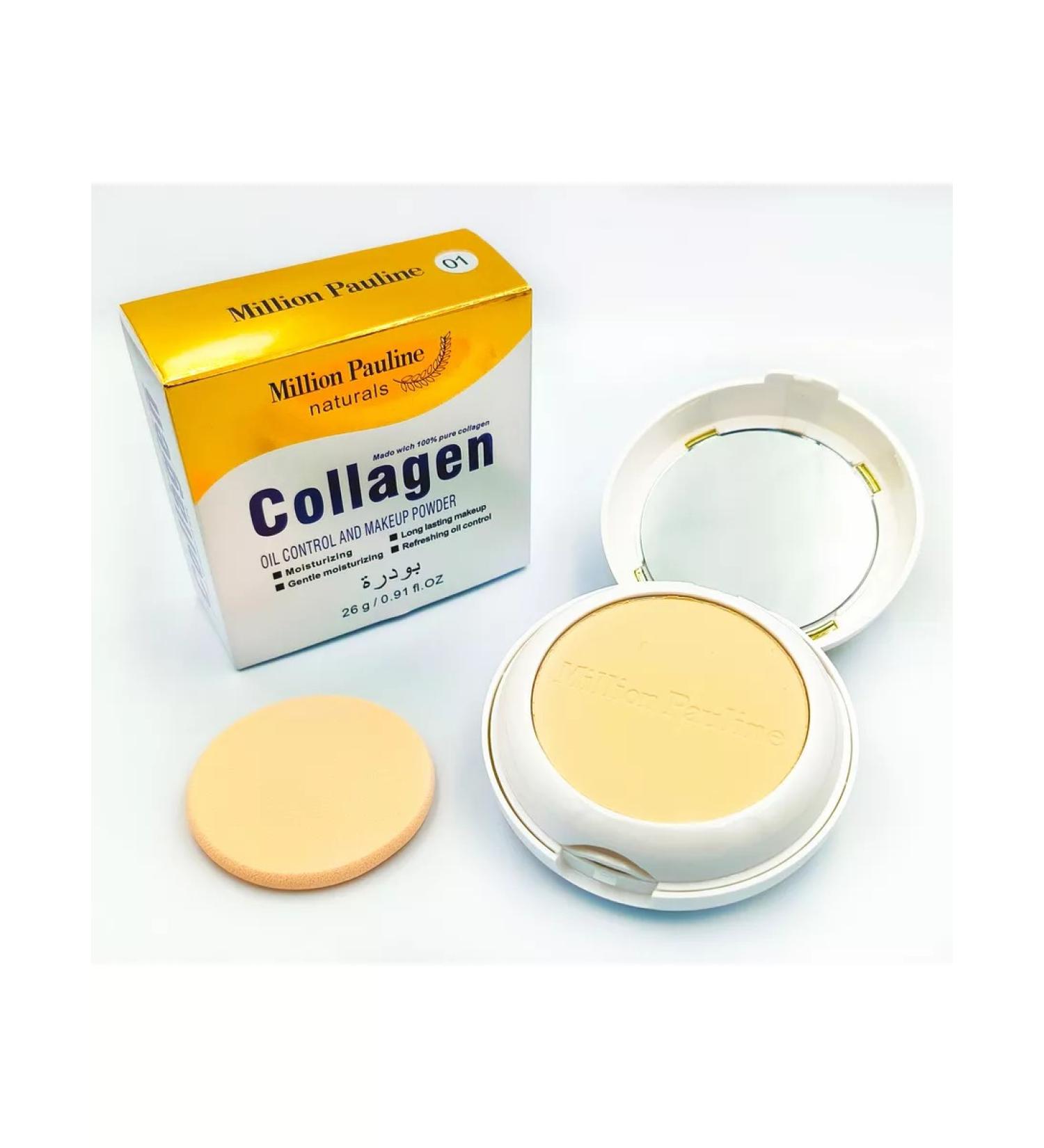 MILLION PAULINE Powder with collagen 2 compartments tone 01 - Buy Online on GoSupps.com