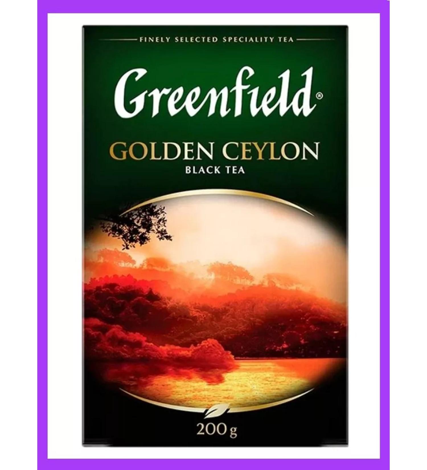 Black tea 200 g Greenfield Golden Ceylon - Buy Online on GoSupps.com