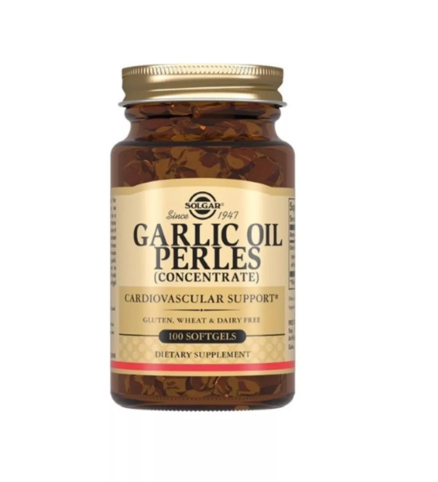 Solgar Inc Garlic oil perles 100 caps-1u
