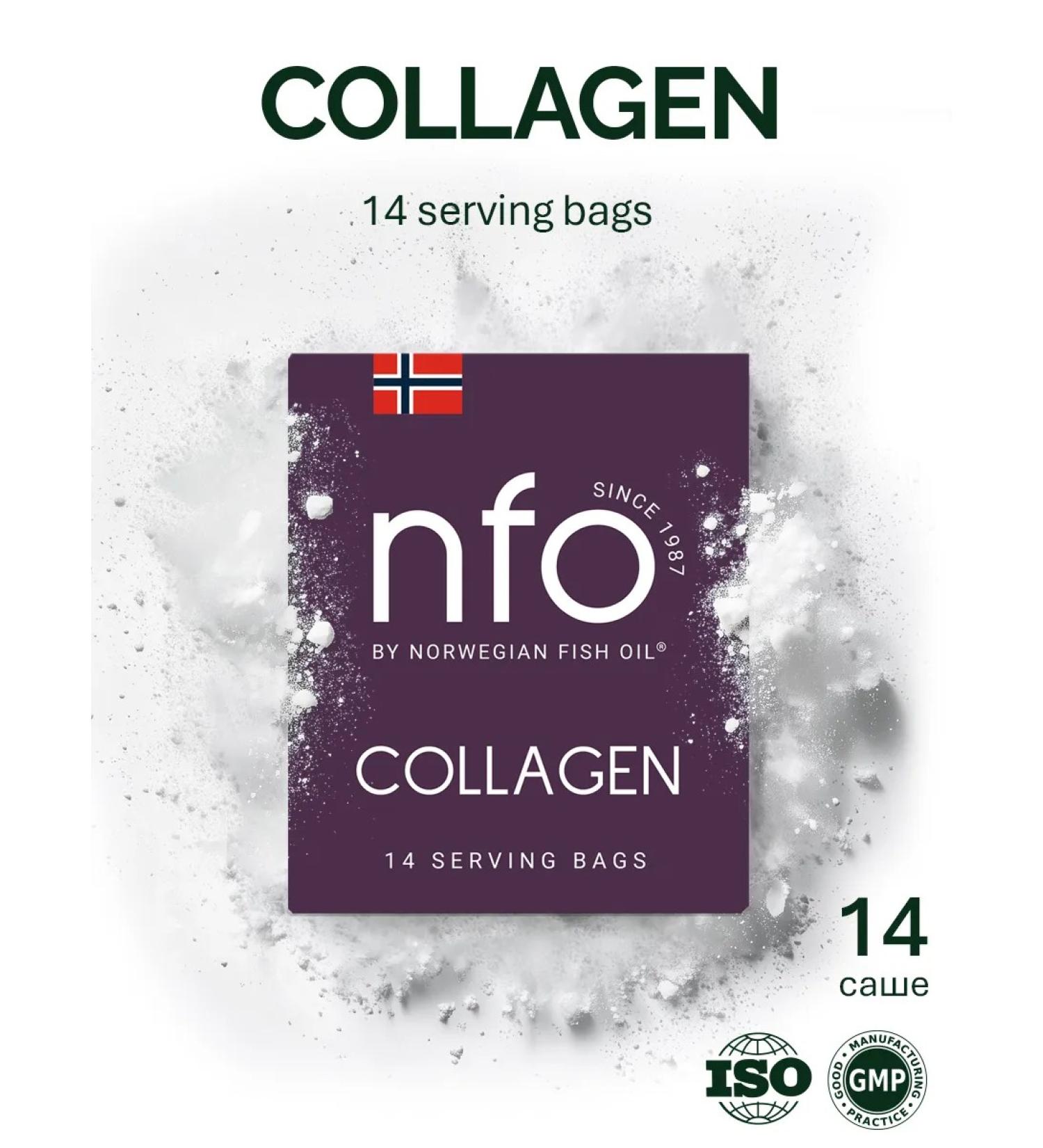Norwegian Fish Oil Collagen Sea (NFO Norway) 14 Sasha - Buy Online on GoSupps.com