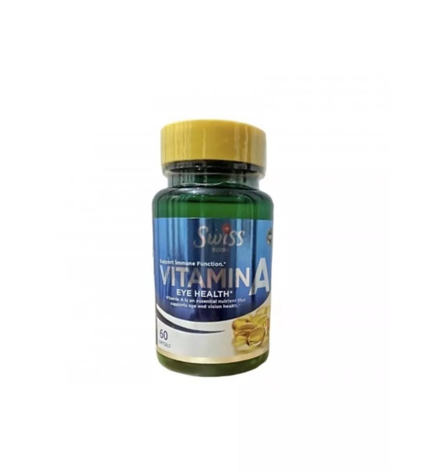 Swiss bork Vitamin A 10 000 in capsules T rkiye - Buy Online on GoSupps.com