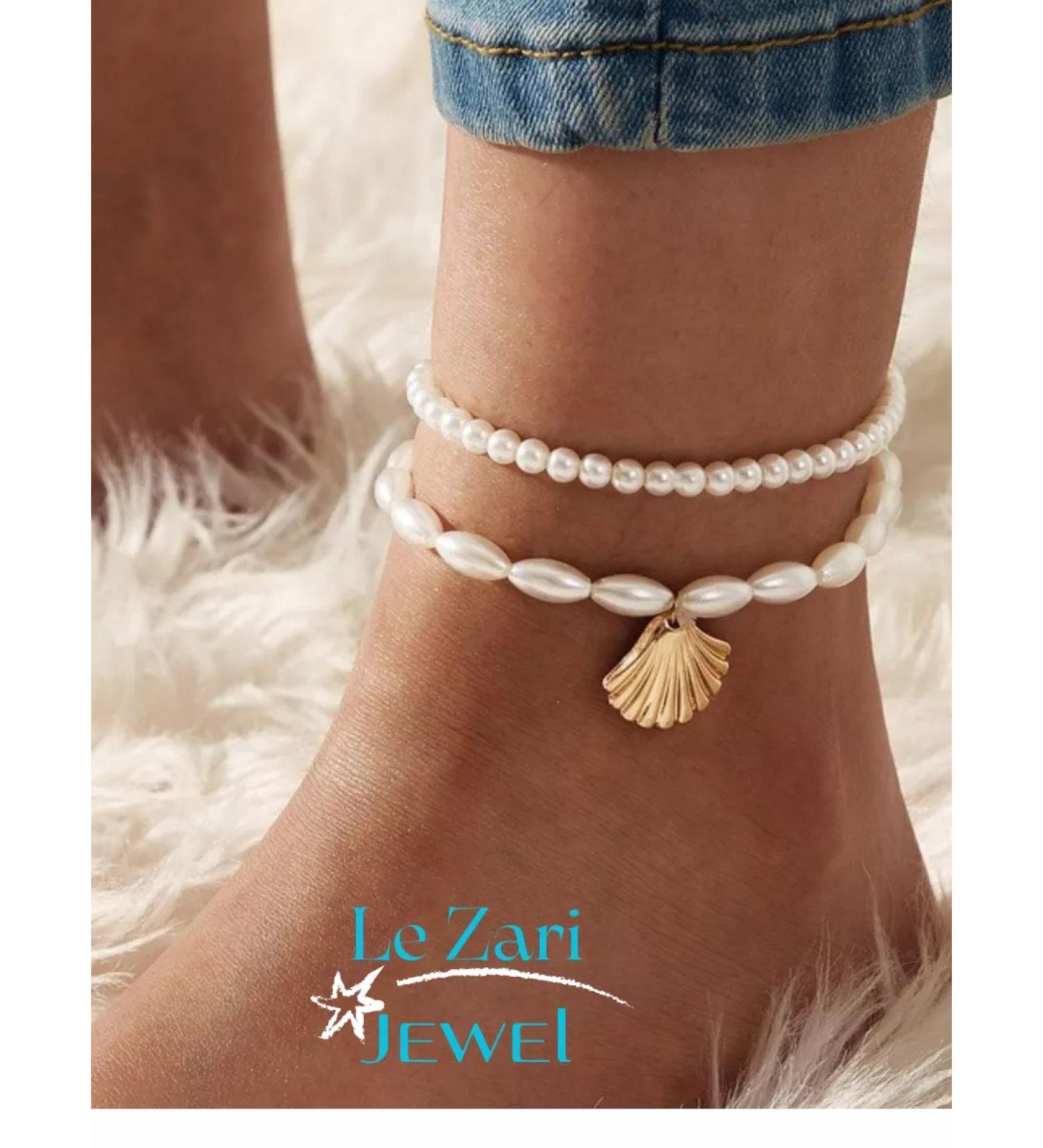 Le Zari Jewel Bracelet on the leg of pearls double on the elastic band - Buy Online on GoSupps.com