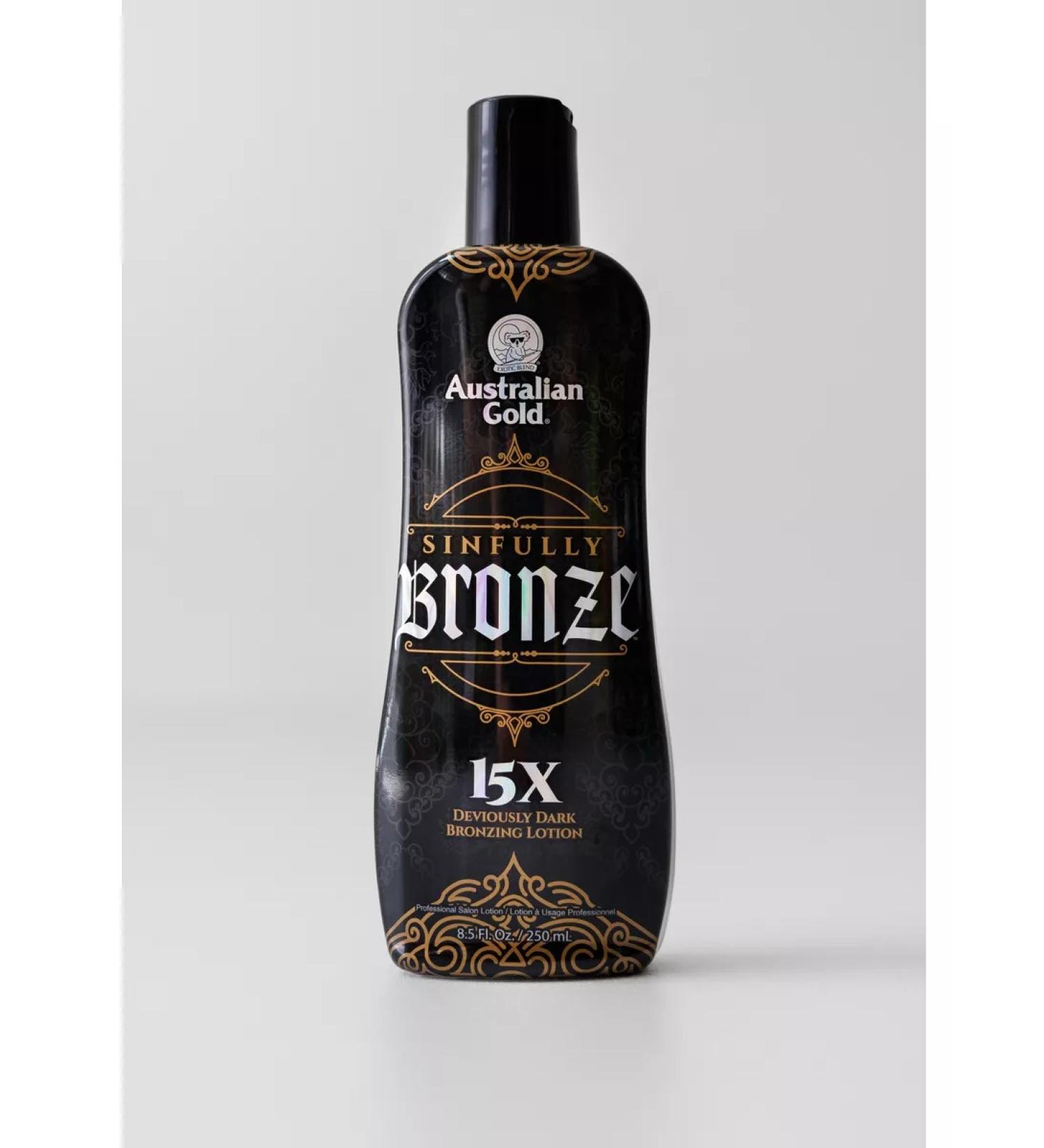 Australian Gold Sinfully Bronze tan cream in solarium - Buy Online on GoSupps.com