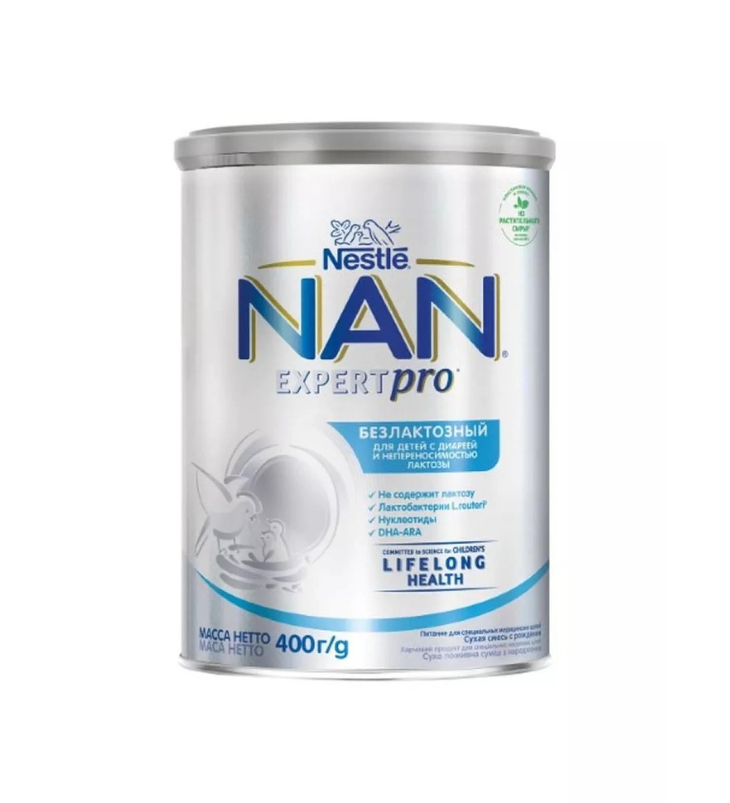 Nestl Netherlands BV Nan lactose mixture dry d for children from birth 400.0 - Buy Online on GoSupps.com