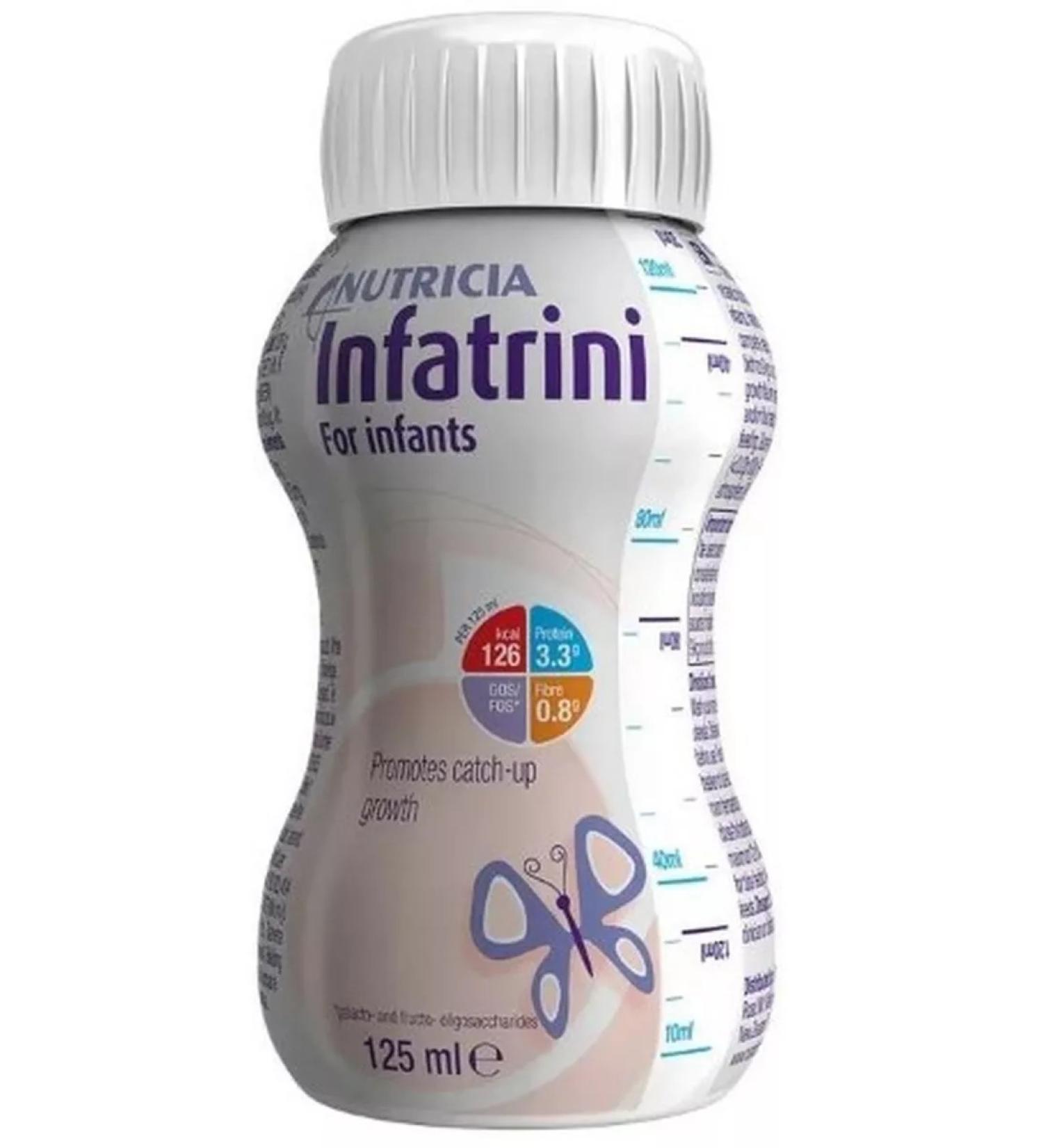 NVNutricia Infatrini mixture d Enter Pete 125ml Butt plast - 2 pcs