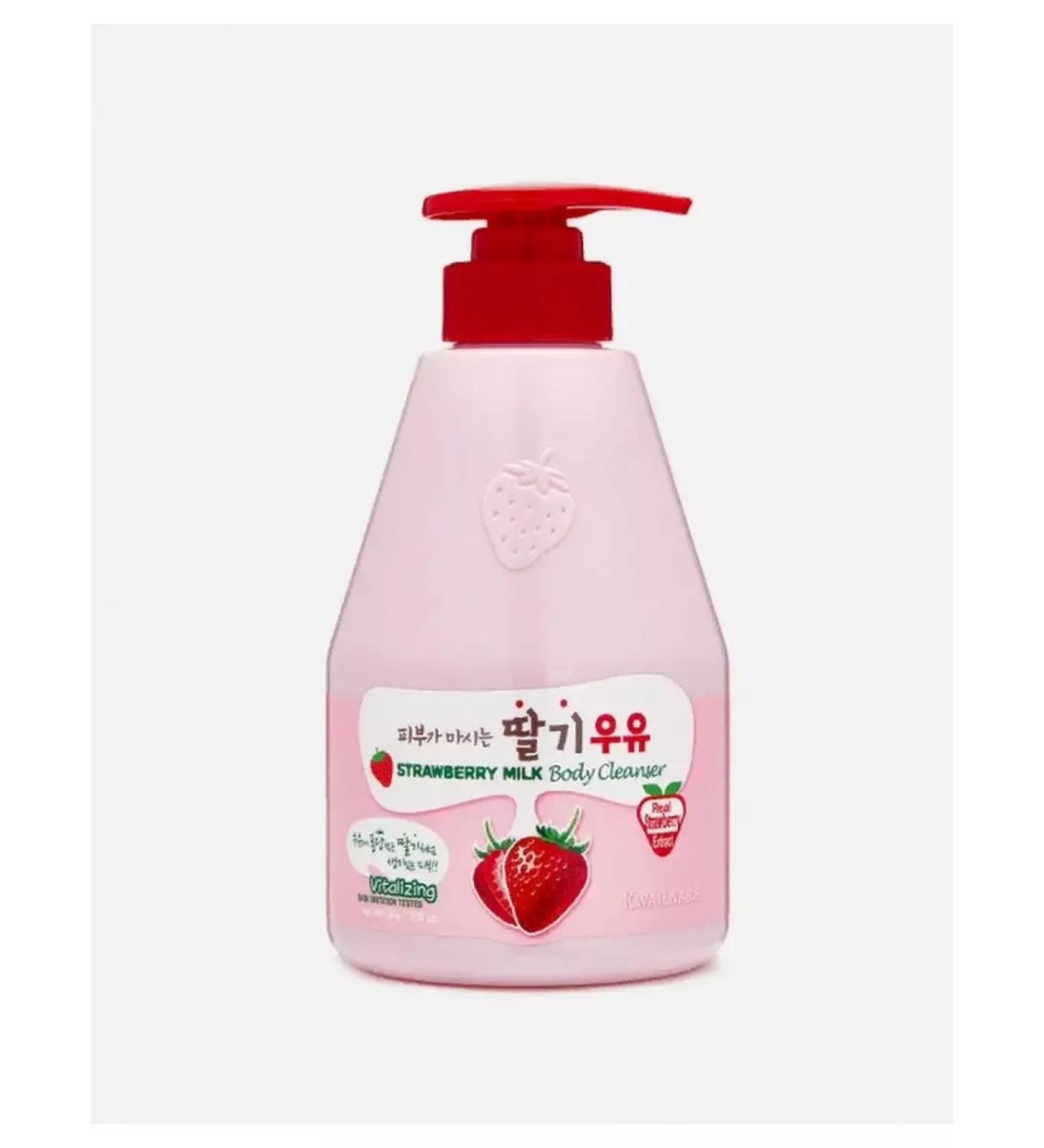 WELCOS Kwailnara Strawberry Milk Soul Gel Strawberry 560ml