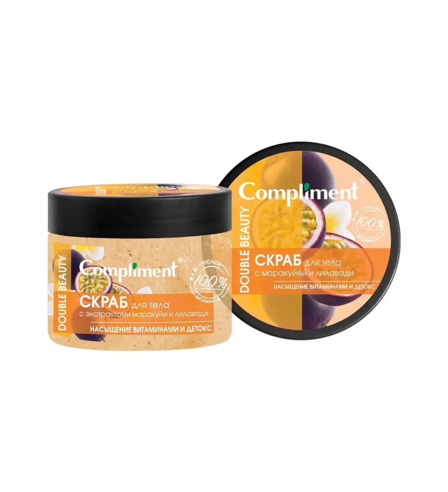 Compliment Body scrub saturation with vitamins and detox