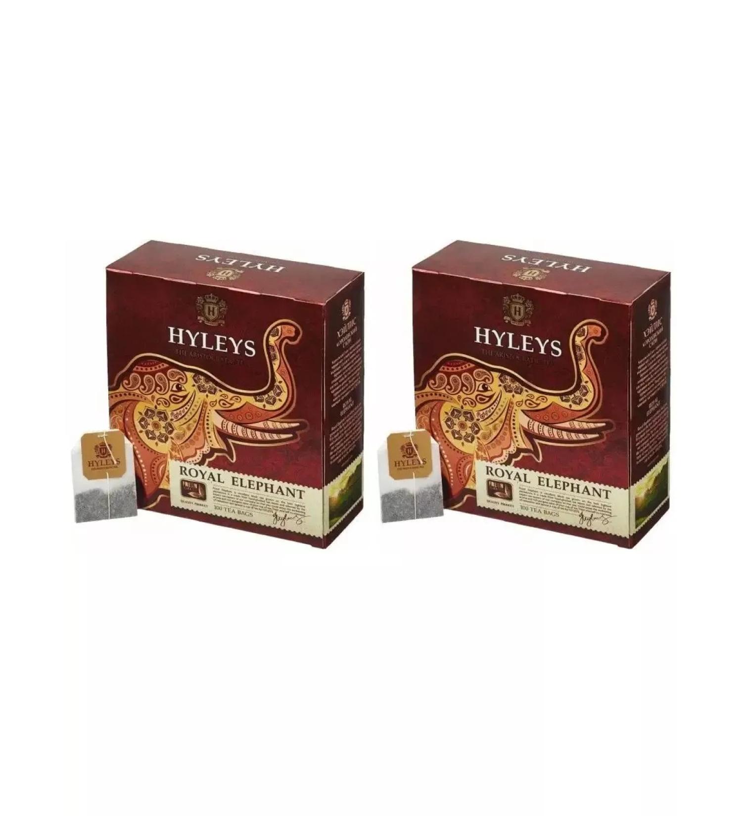 HYLEYS Black tea Royal Elephant 2 U to 100 PAC - Buy Online on GoSupps.com