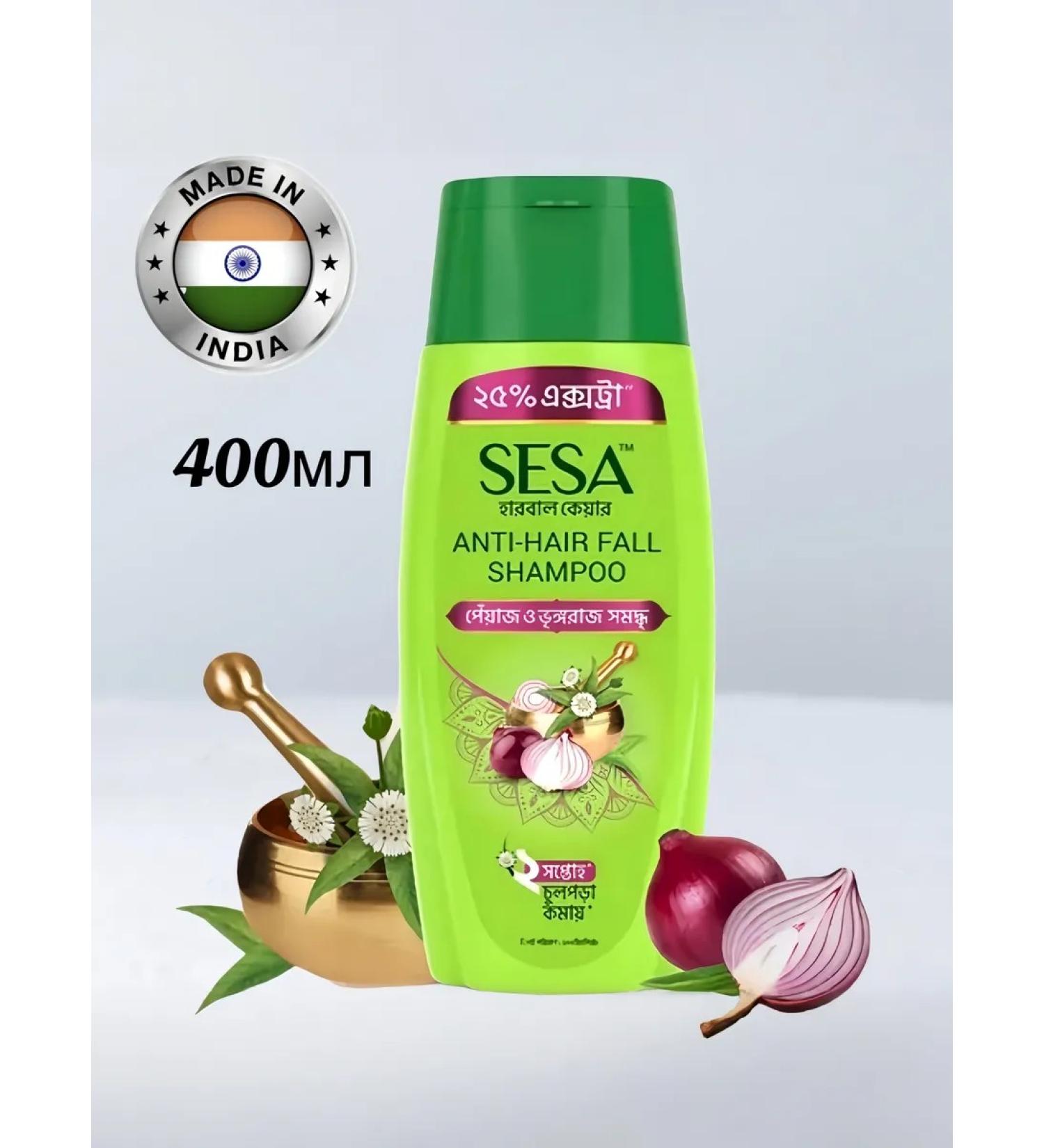 Sesa Shampoo against hair loss with onions 400ml - Buy Online on GoSupps.com