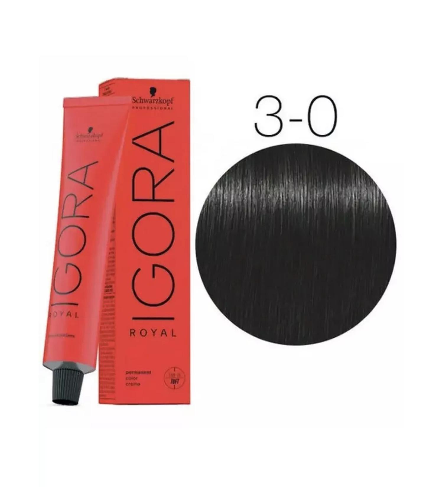 Schwarzkopf Professional Igora Royal 3-0 dark brown. 60ml