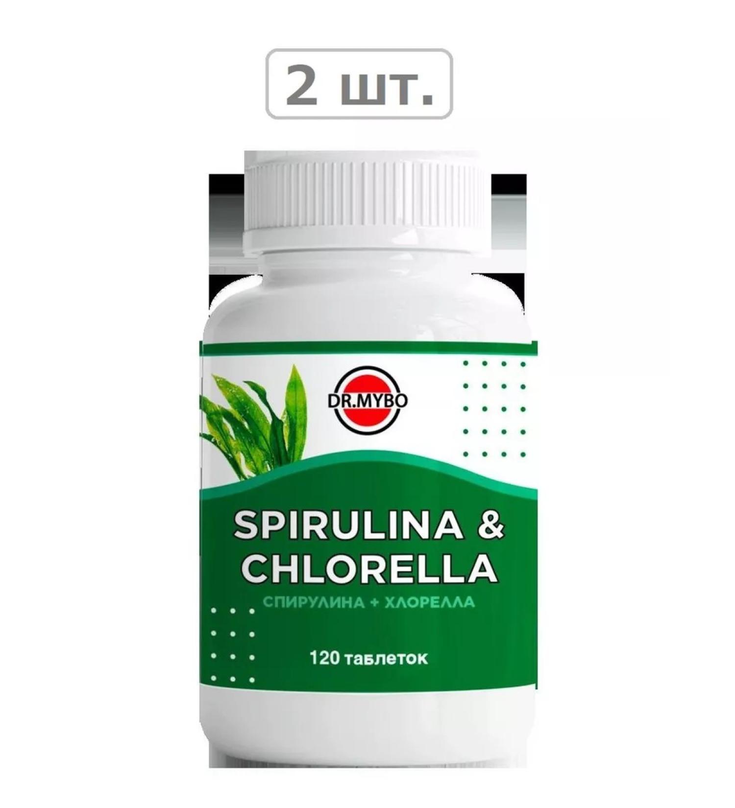 DR MYBO spirulina+chlorella n120 table 0.5g-2pcs
