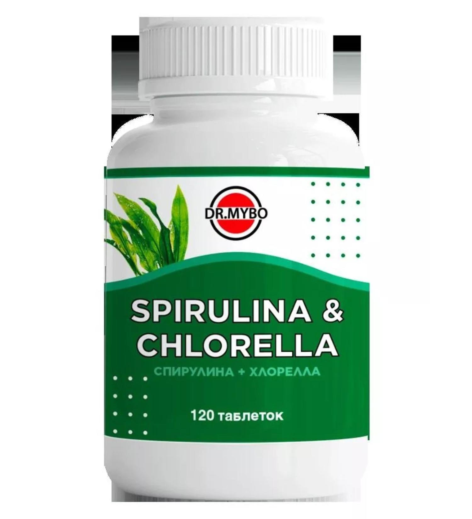 DR MYBO spirulina+chlorella n120 table 0.5g-1pcs