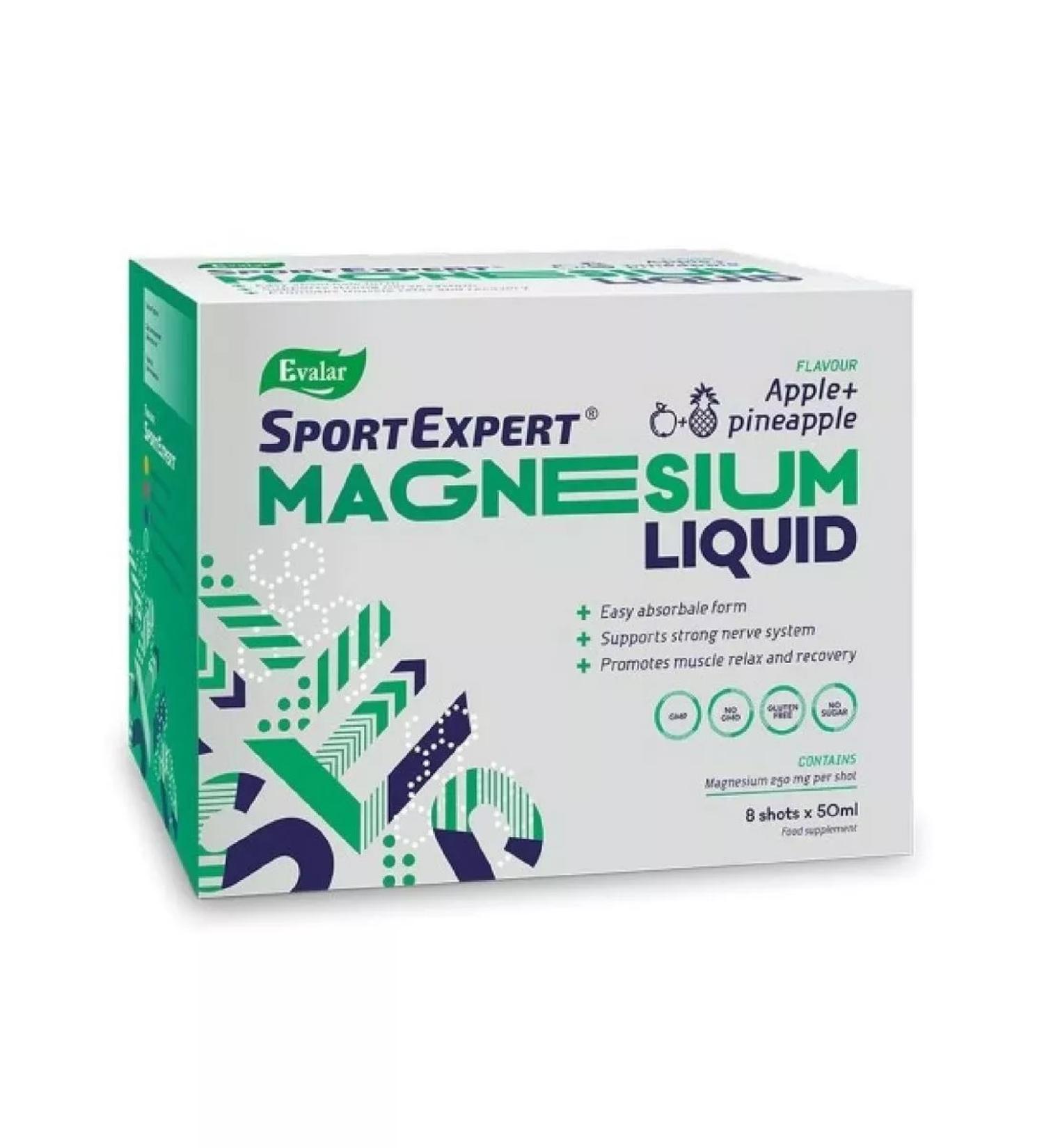 SportExpert Liquid magnesium 50 ml 8 pcs. bottle-1p - Buy Online on GoSupps.com