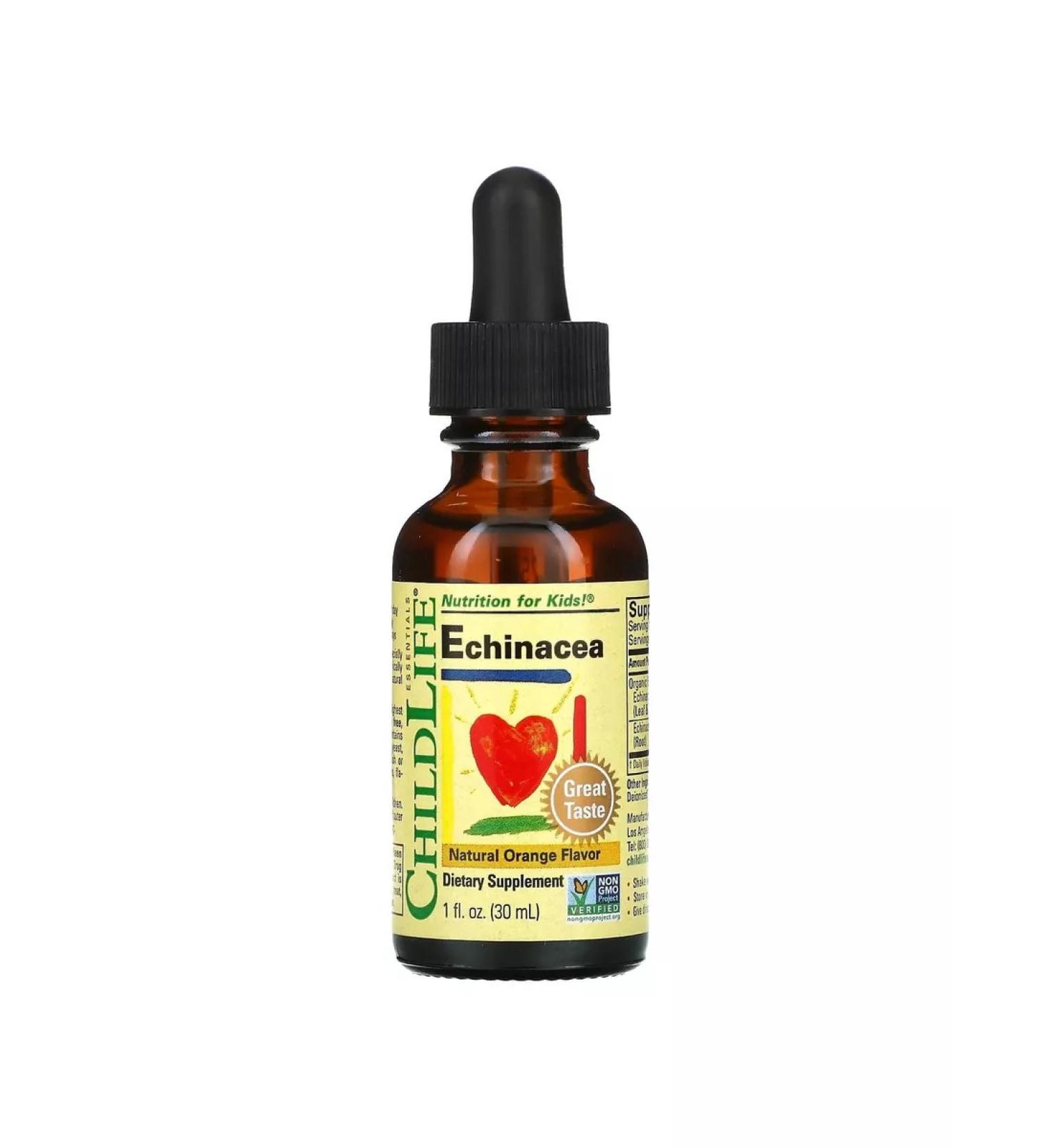 ChildLife Essentials Echinacea L Childlife Echinacea with an orange taste