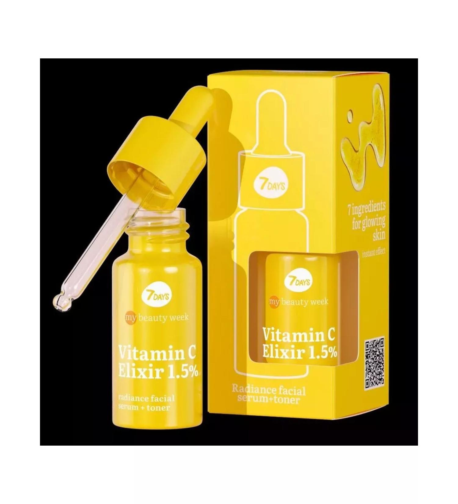 7 Days My Beauty Week serum+Toner for Facial PR 20ML-1pl - Buy Online on GoSupps.com