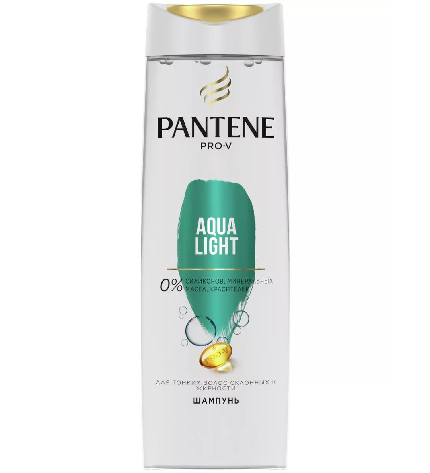 PANTENE Aqua Light shampoo for thin hair 400 ml - Buy Online on GoSupps.com