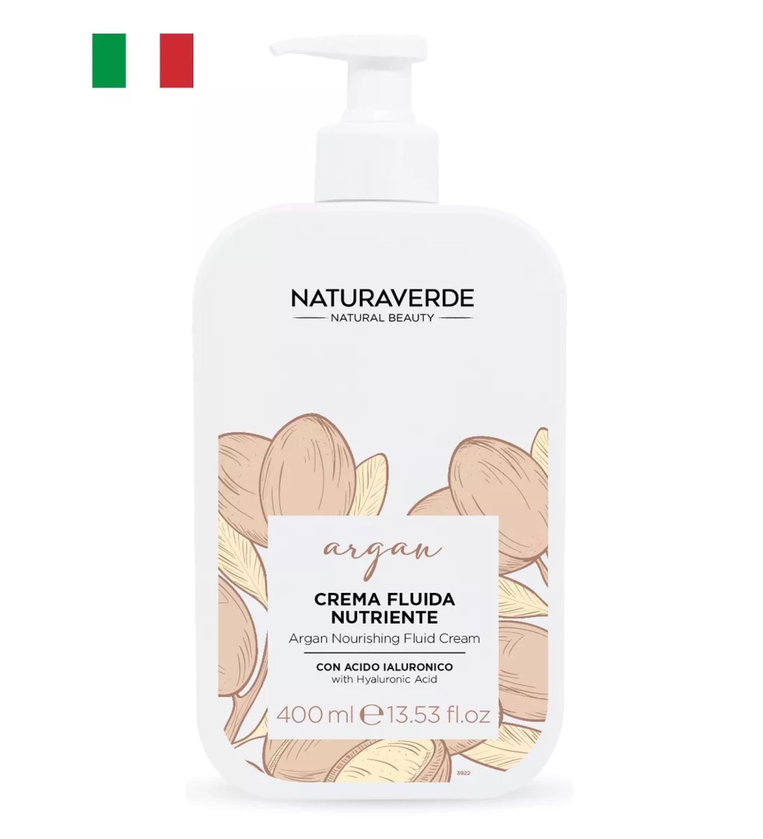 NATURAVERDE Argan Nourishing Creamlide Cream for Body 400ml