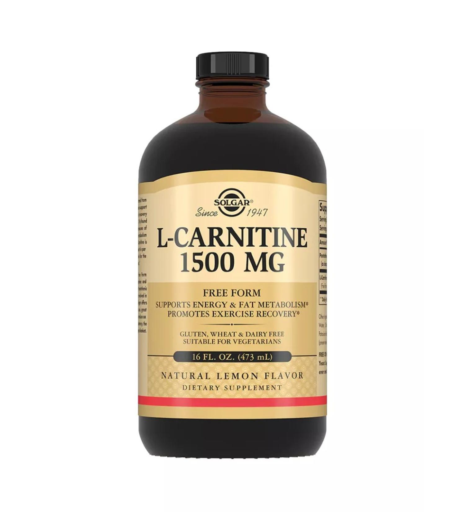 Solgar liquid L-carnitine 473 ml - Buy Online on GoSupps.com