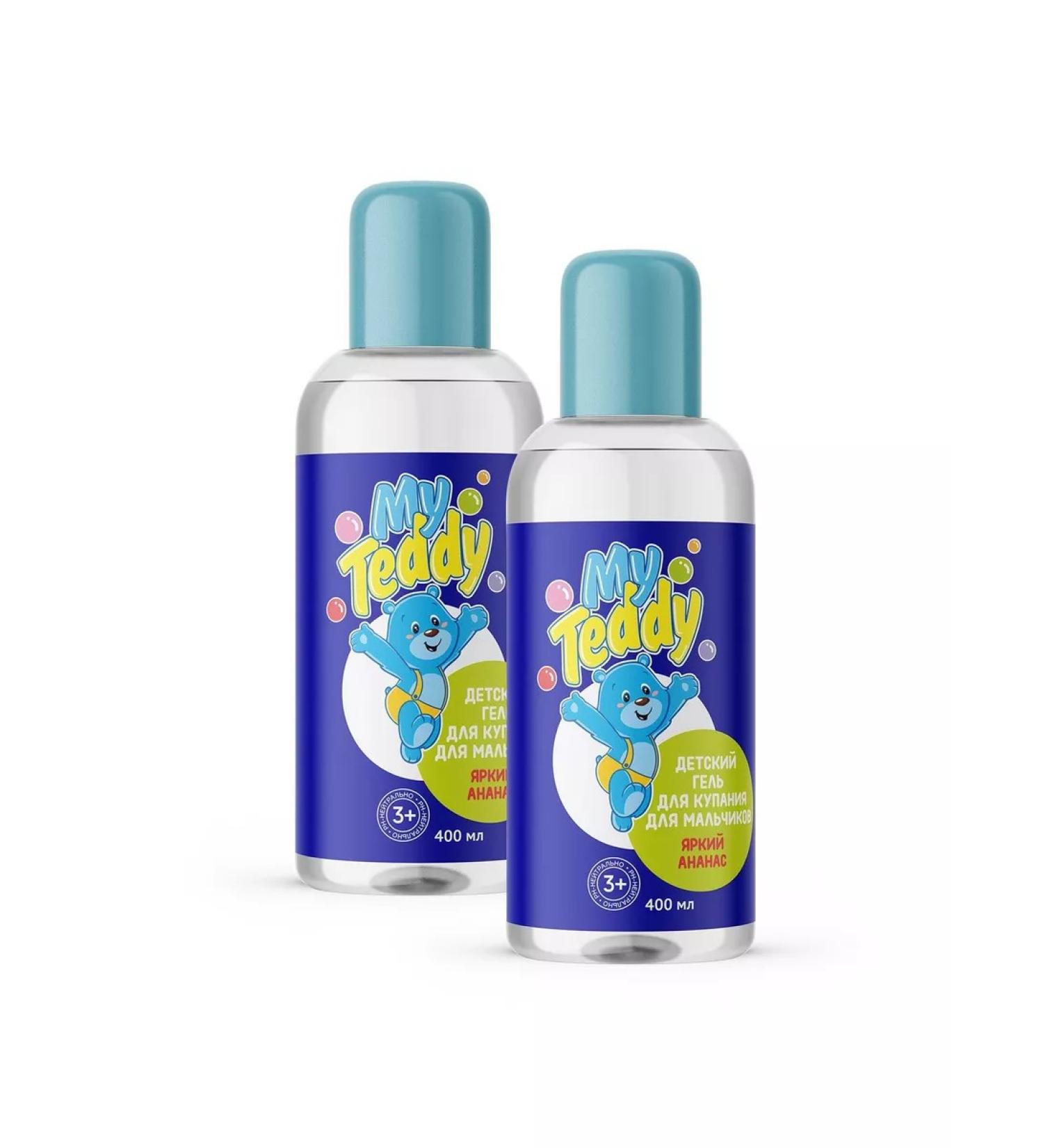 My Teddy Bathing gel bright pineapple 400ml 2pcs