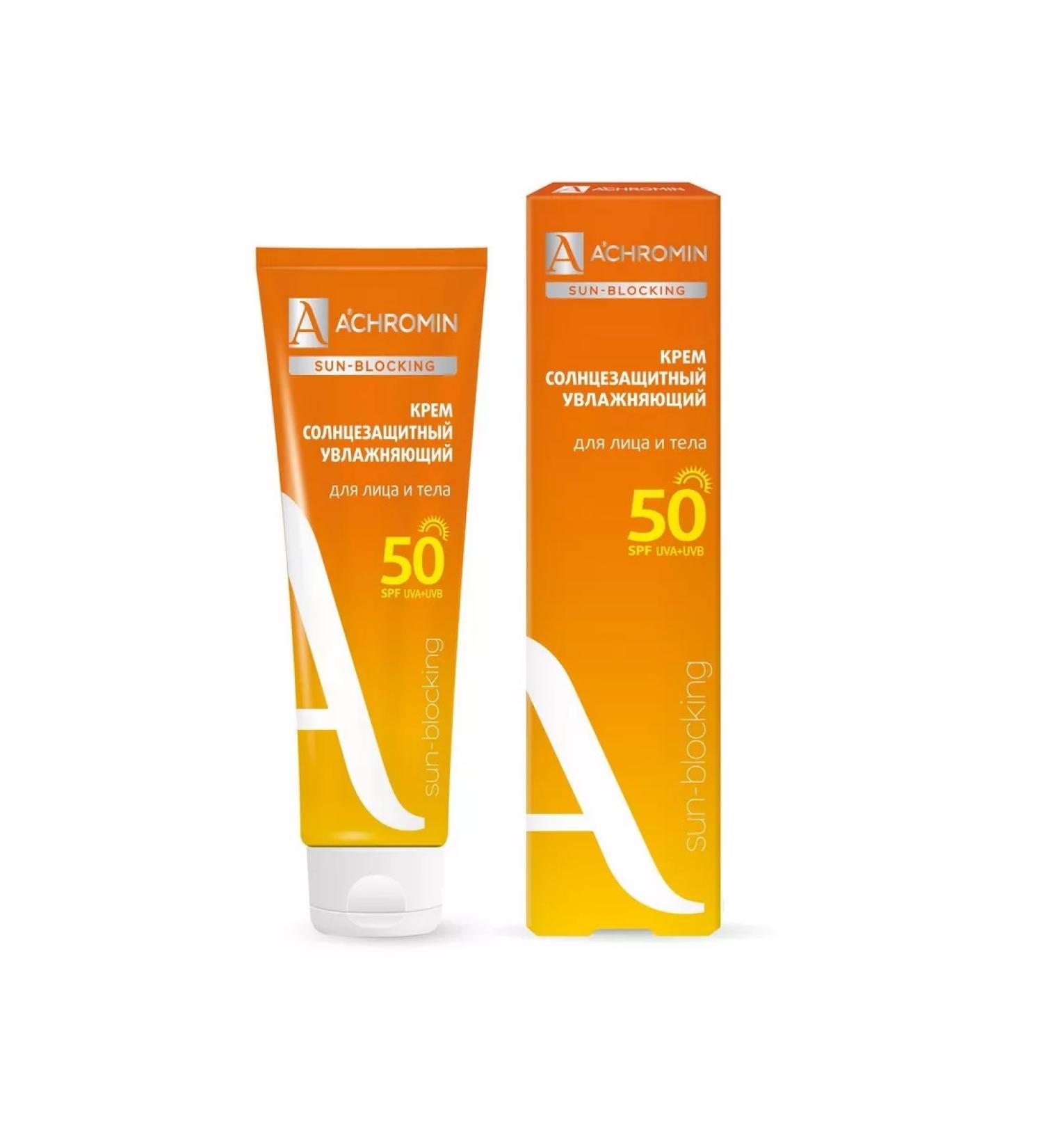 Achromin Sunscreen Extra-Protection cream SPF 50 100ml - Buy Online on GoSupps.com