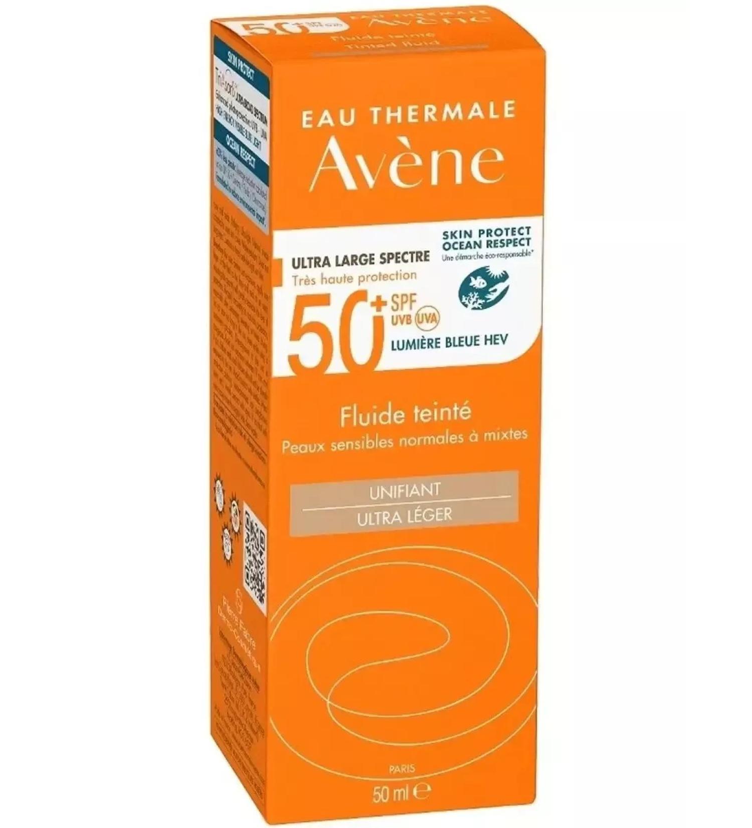 AVENE Sunwallow fluid with a shade of SPF50+ for the face and neck - Buy Online on GoSupps.com