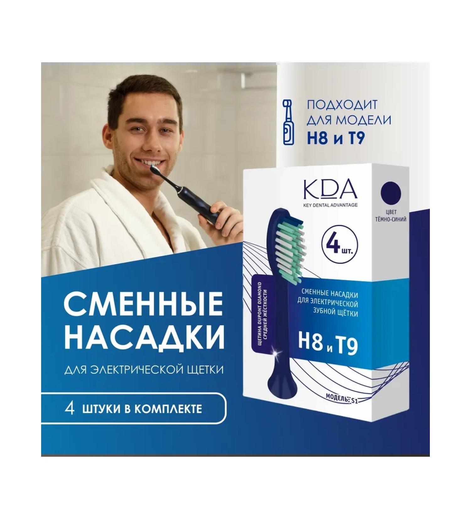 Replaceable nozzle KDA KDA S1 H8 T9 4 pcs. Dark blue - Buy Online on GoSupps.com