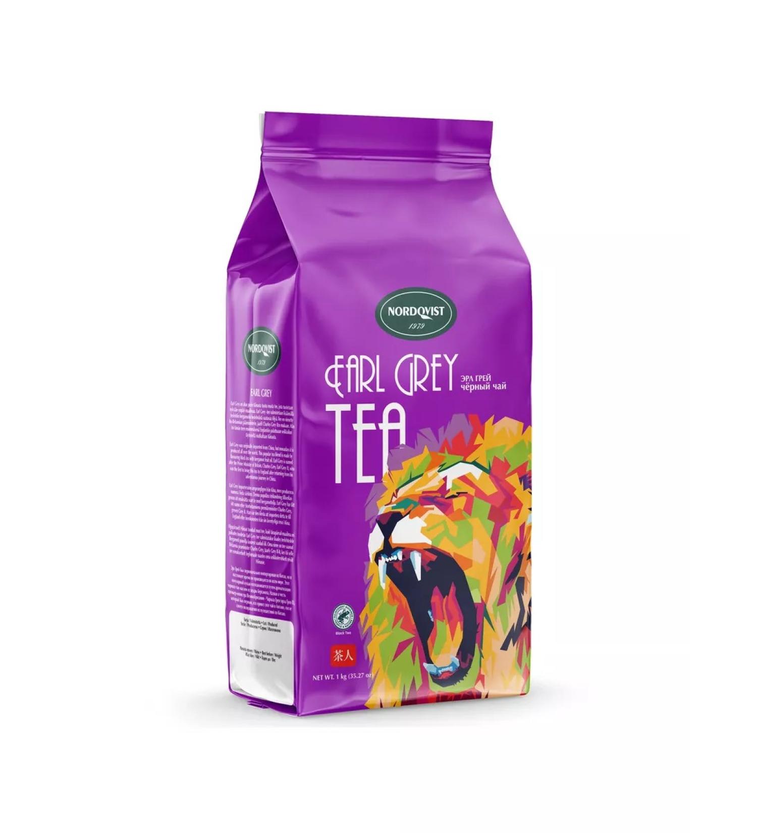 Nordqvist Black tea with bergamot Earl Grey 800 gr. - Buy Online on GoSupps.com