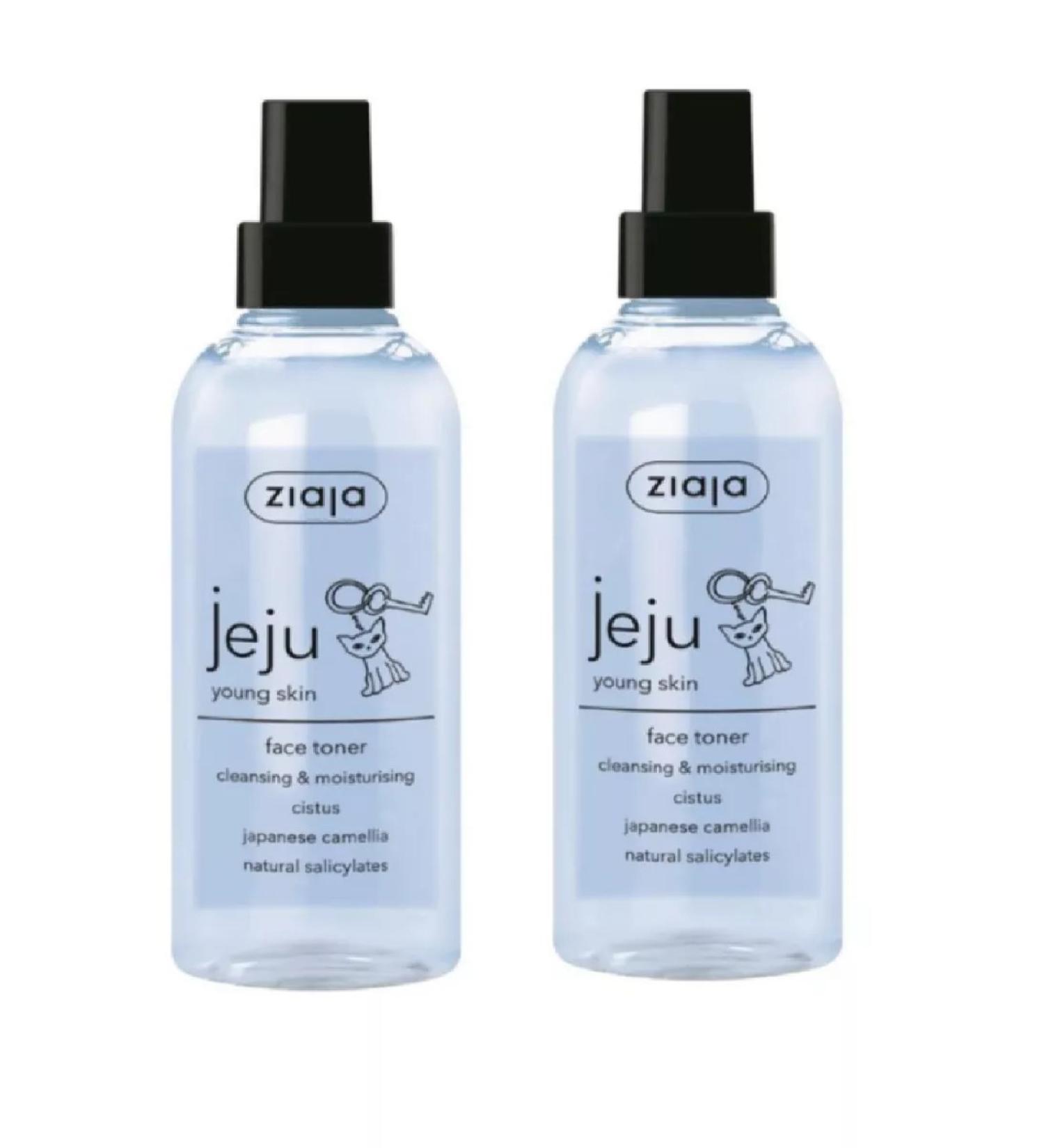Ziaja Facial tonic cleansing and moisturizing 200 ml 2 pcs - Buy Online on GoSupps.com