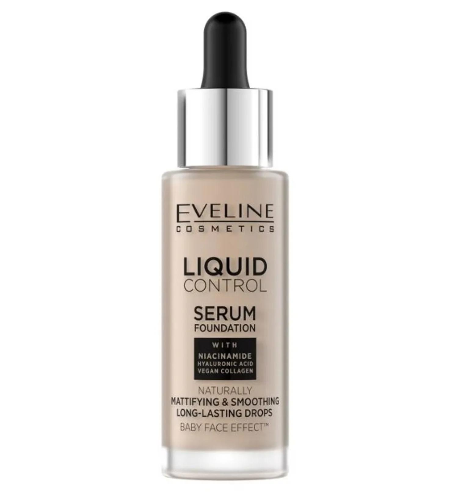 EVELINE Tonal base Liquid Control tone 030 Sand Beige 32 ml