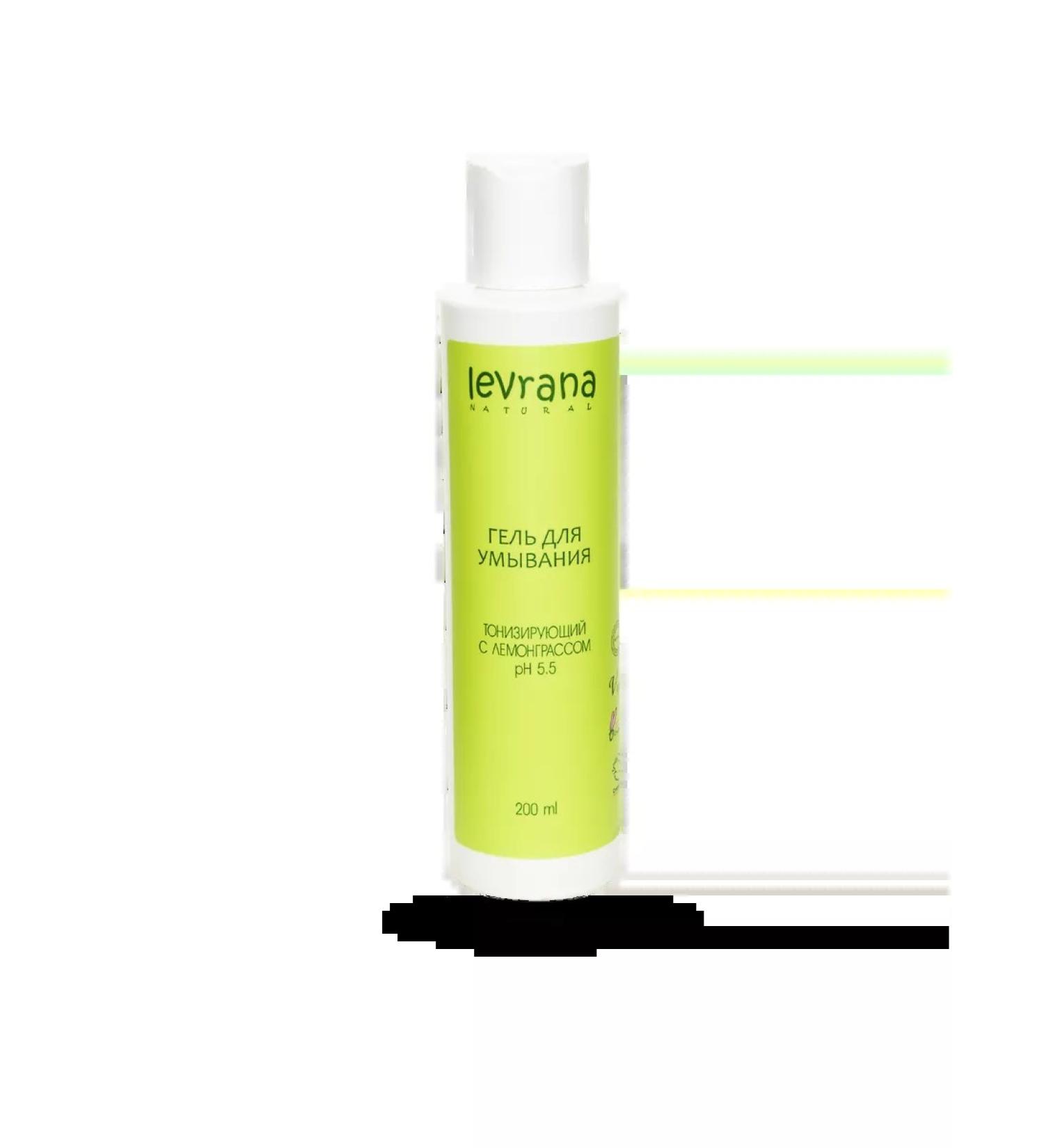 levrana Washing gel tonic with lemmongrass 200 ml