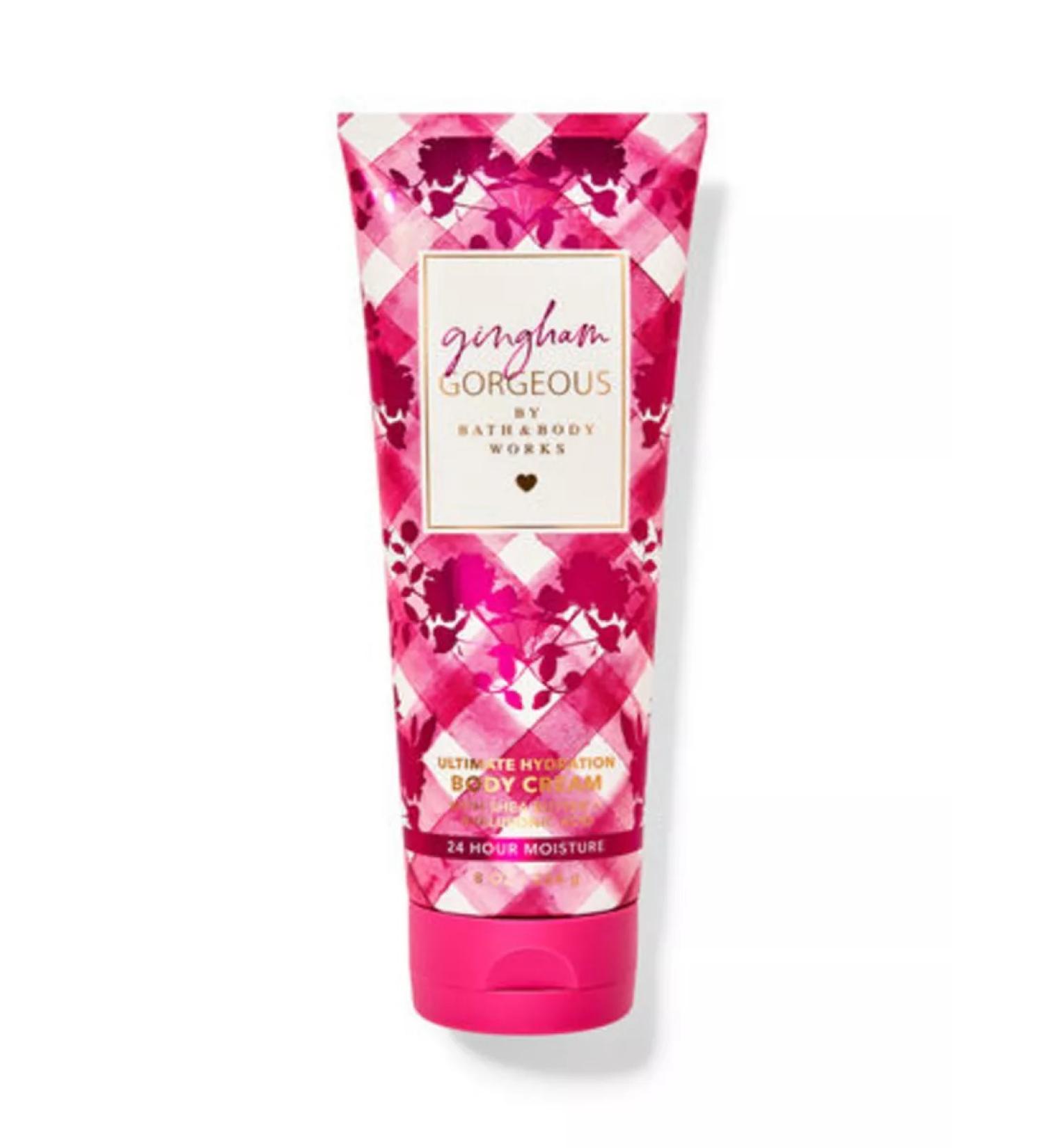 Bath & Body Works Gingham gorgeous body cream