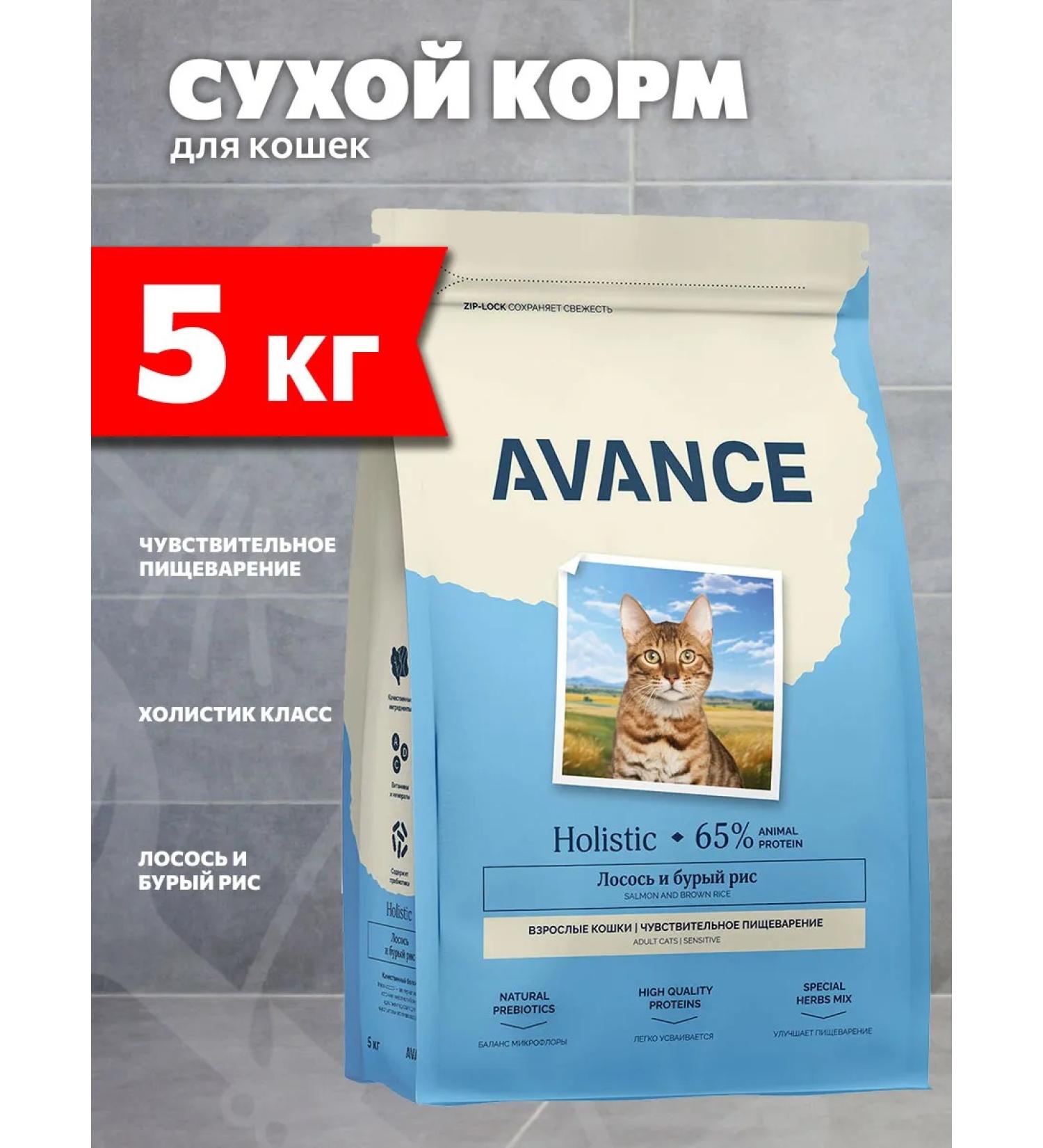 Advance Dry food for sensitive cats salmon rice 5 kg - Buy Online on GoSupps.com