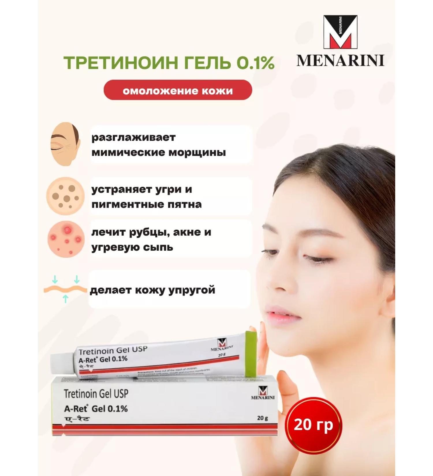 Menarini Tretinoin Gel USP 0.1%