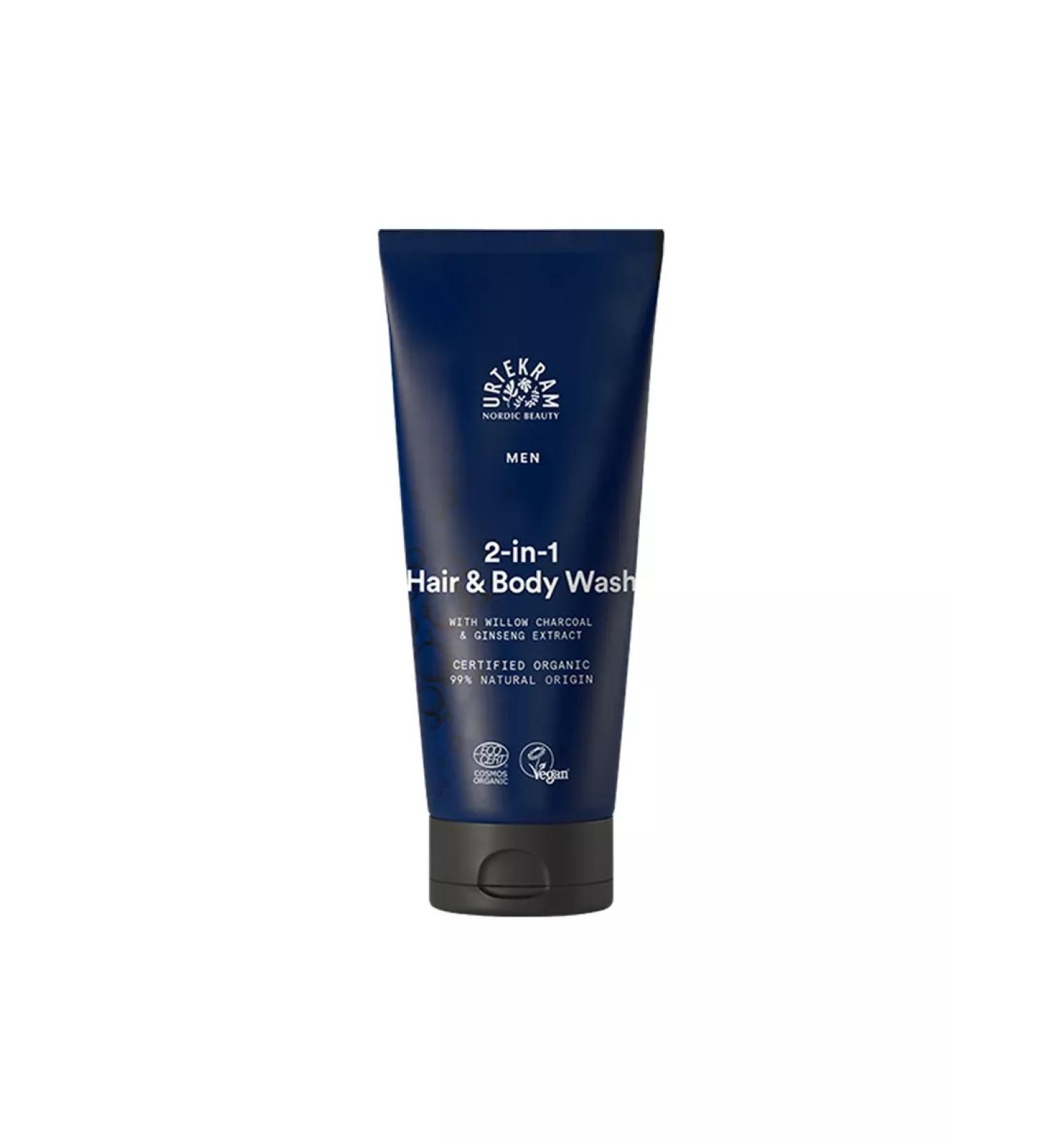 Urtekram Male Hair and Body wash gel 200 ml - Buy Online on GoSupps.com