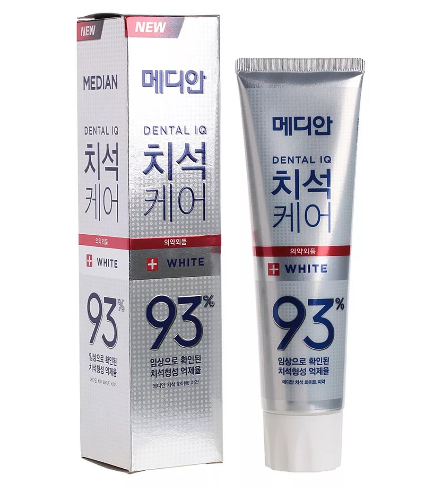 median Dental IQ toothpaste 93% White