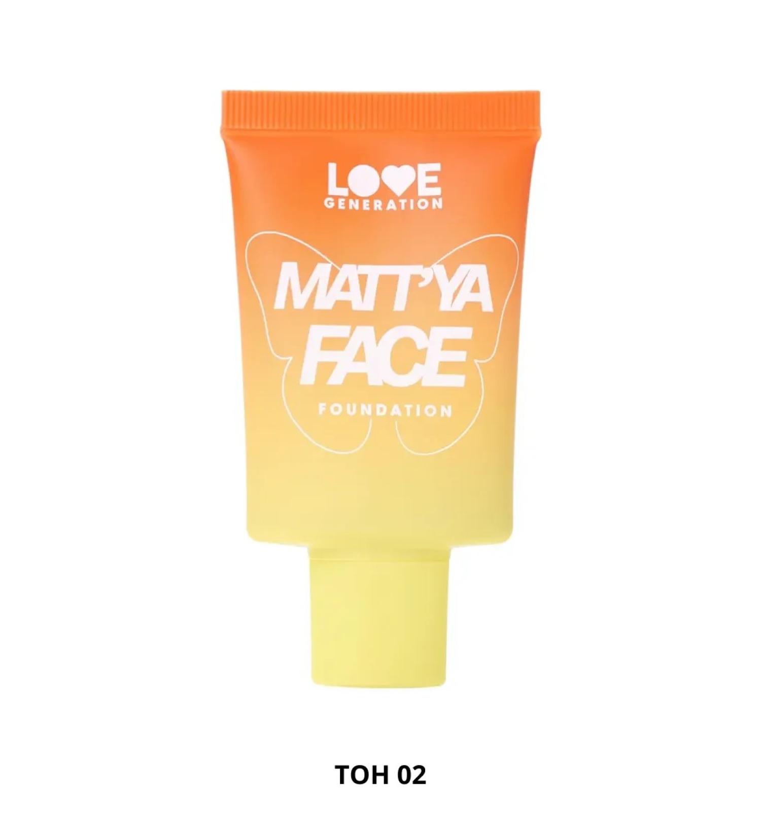 Love Generation Tonal face cream is dense matting tone 02 - Buy Online on GoSupps.com