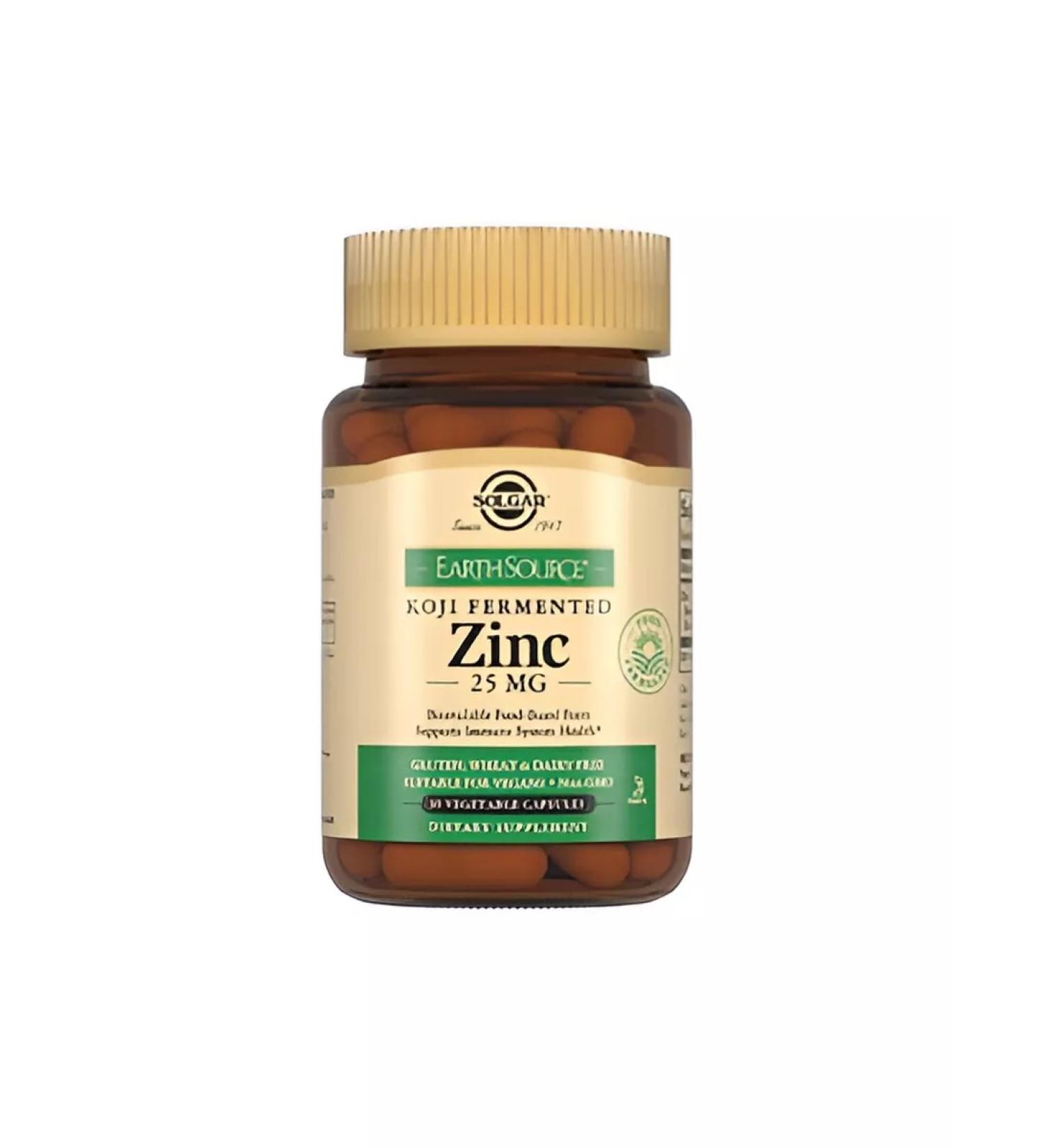 SOLGAR Zinc 25 mg in the enzyme culture of Kodzhi 30 -1UP