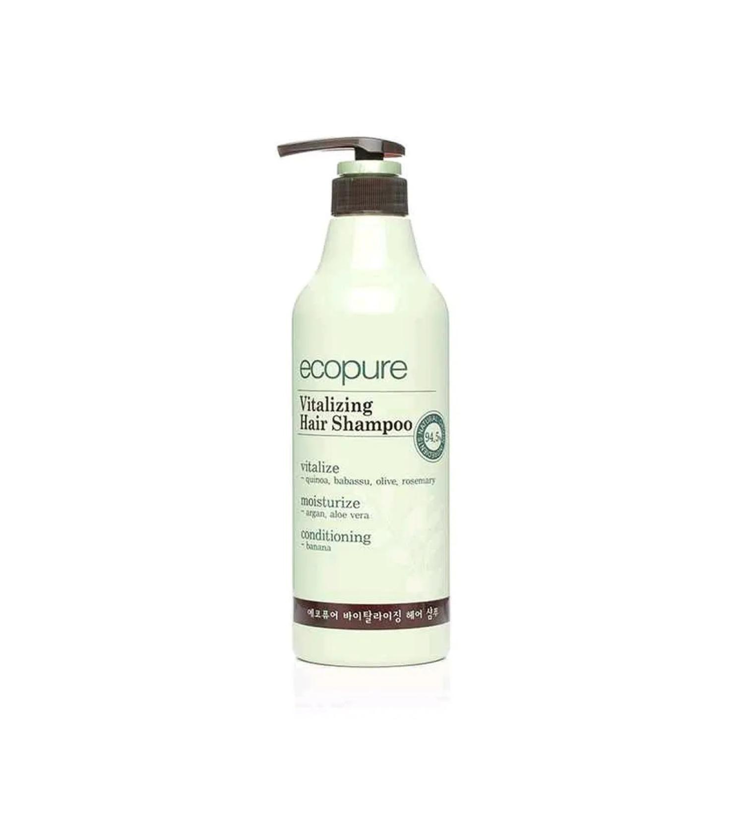ecopure Vitalizing Hair Shampoo Vitaminized Hair Shampoo