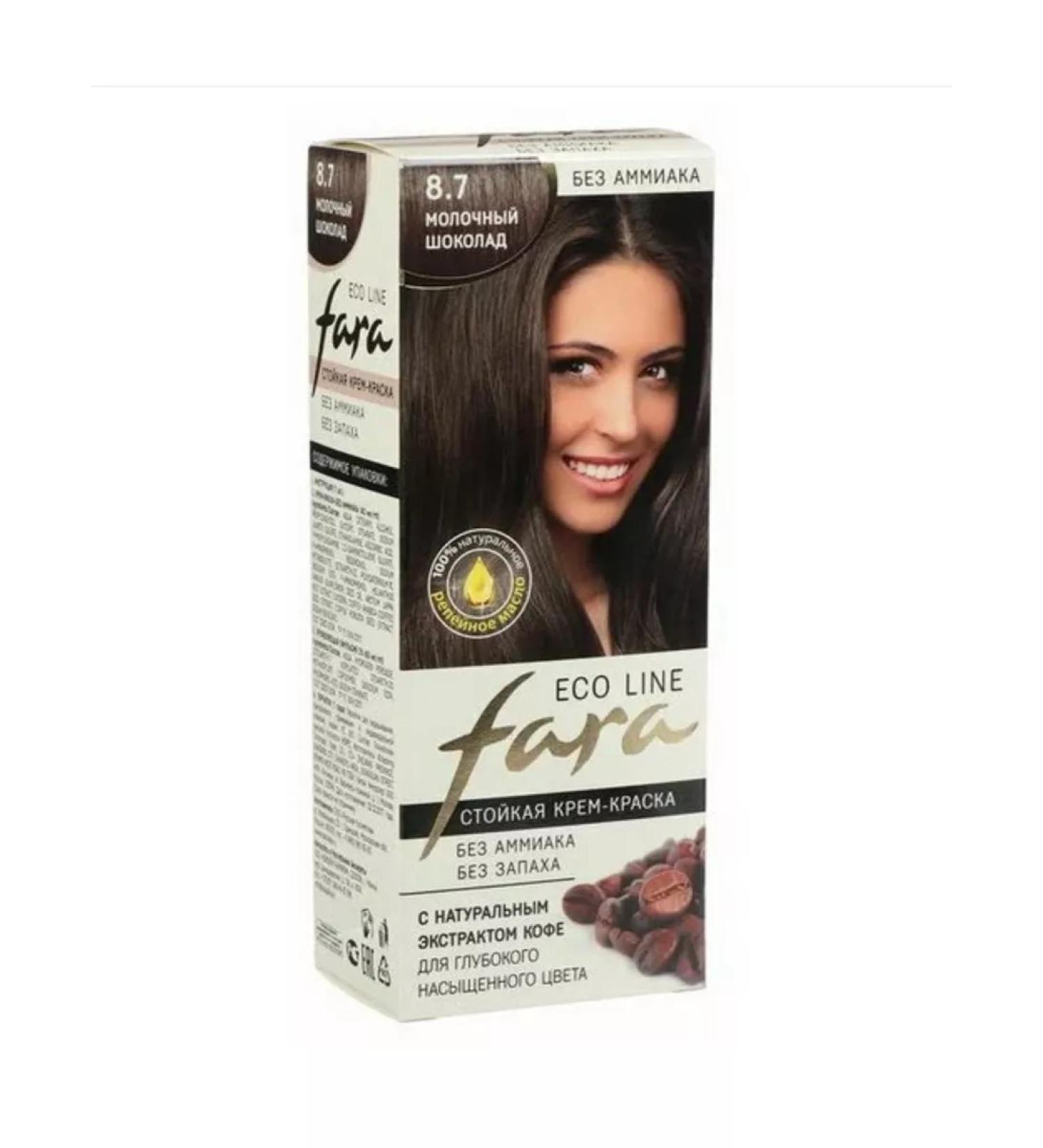 FARA Hair dye Eco Line 8.7 Milk chocolate 125 g