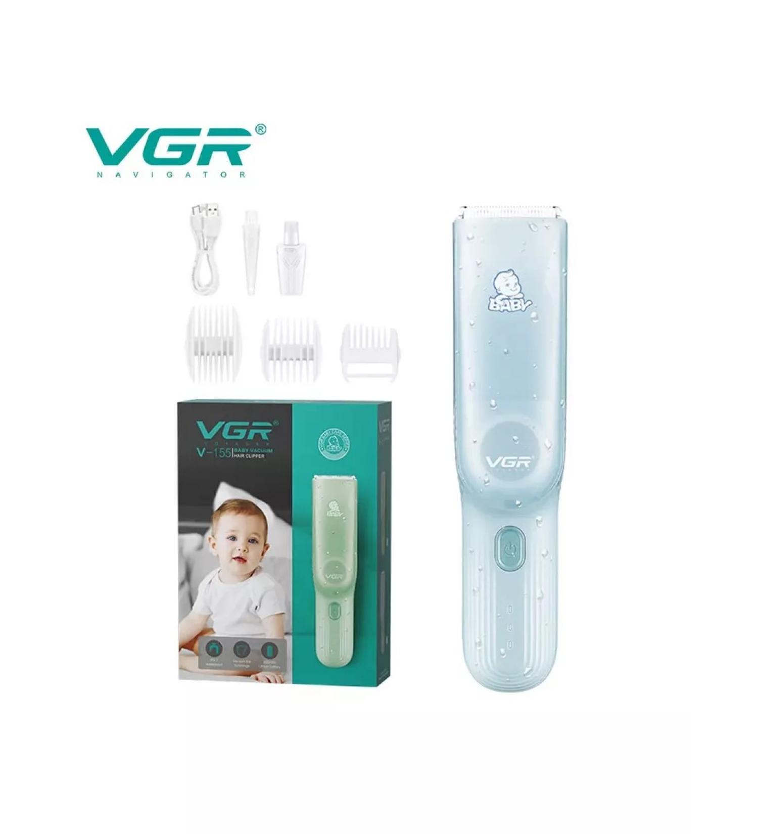 Children's trimmer V-155 with vacuum suction of blue