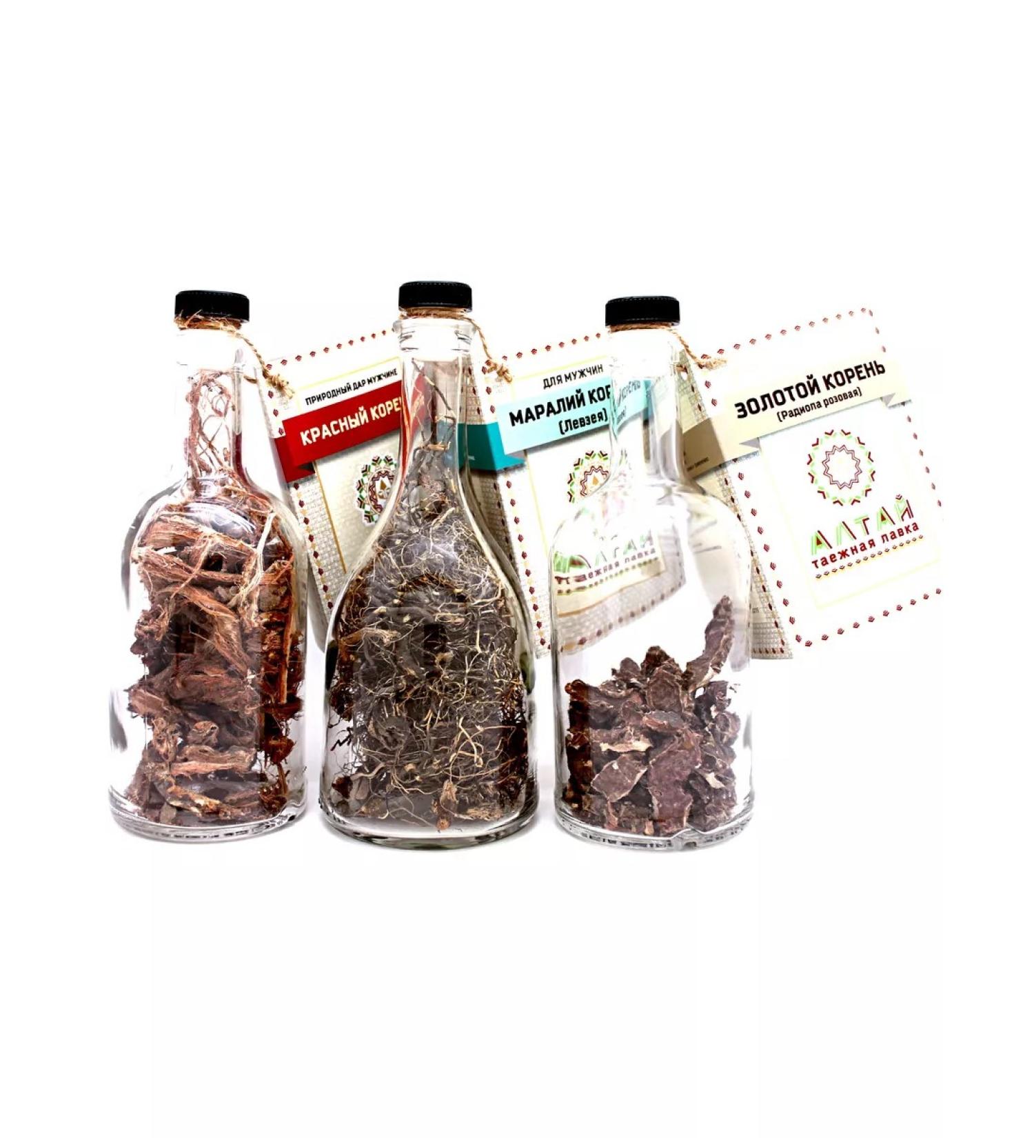 Altai taiga health resort Golden Marali red roots set 3*0.7