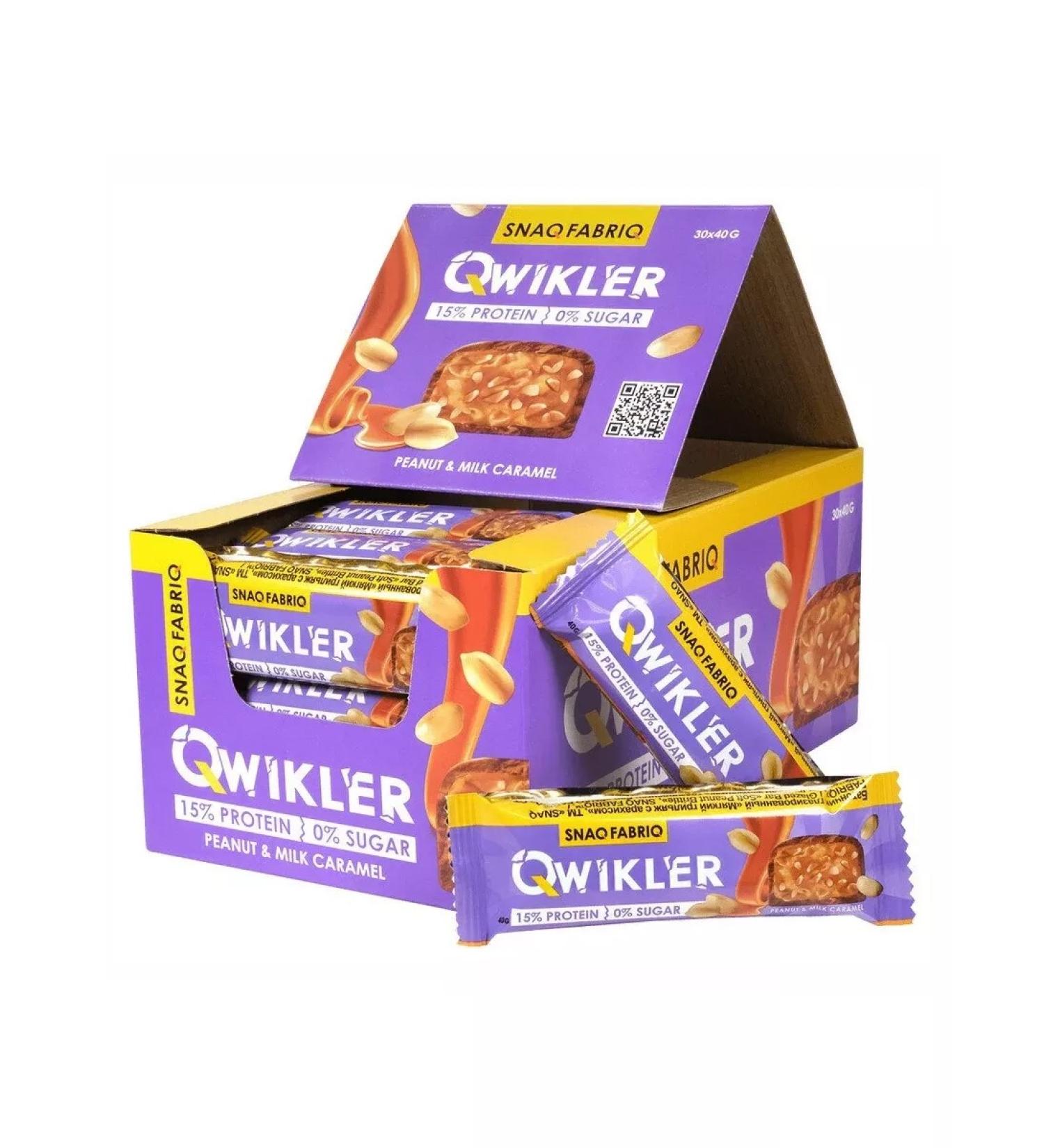 BombBar Qwikler Bars without sugar grill and arachis 30pcs 40g - Buy Online on GoSupps.com
