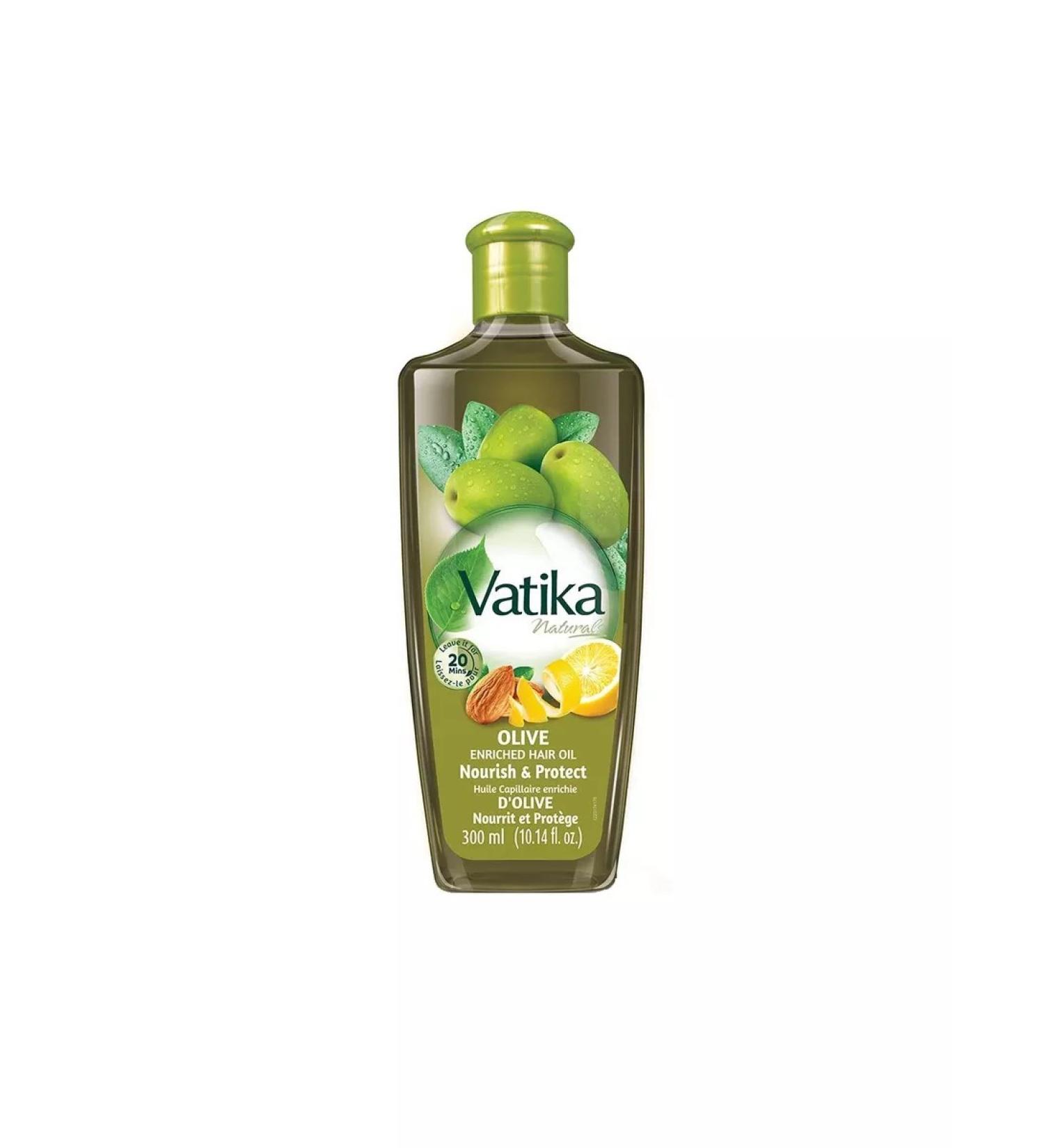 Dabur Vatica oil olive for hair nourishes moisturizes