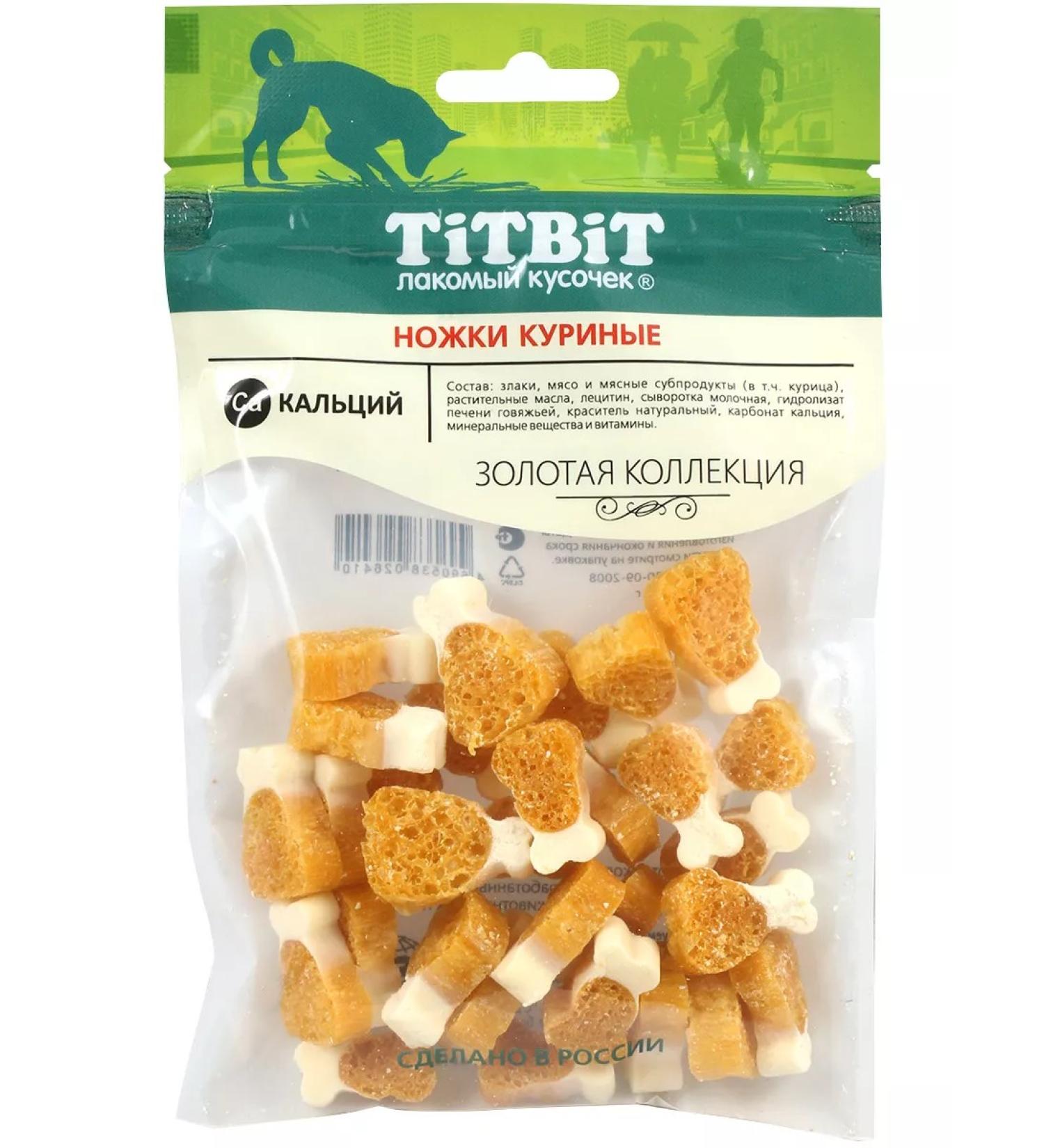 TIT BIT Carnation of legs chicken gold collection for dogs 55 g