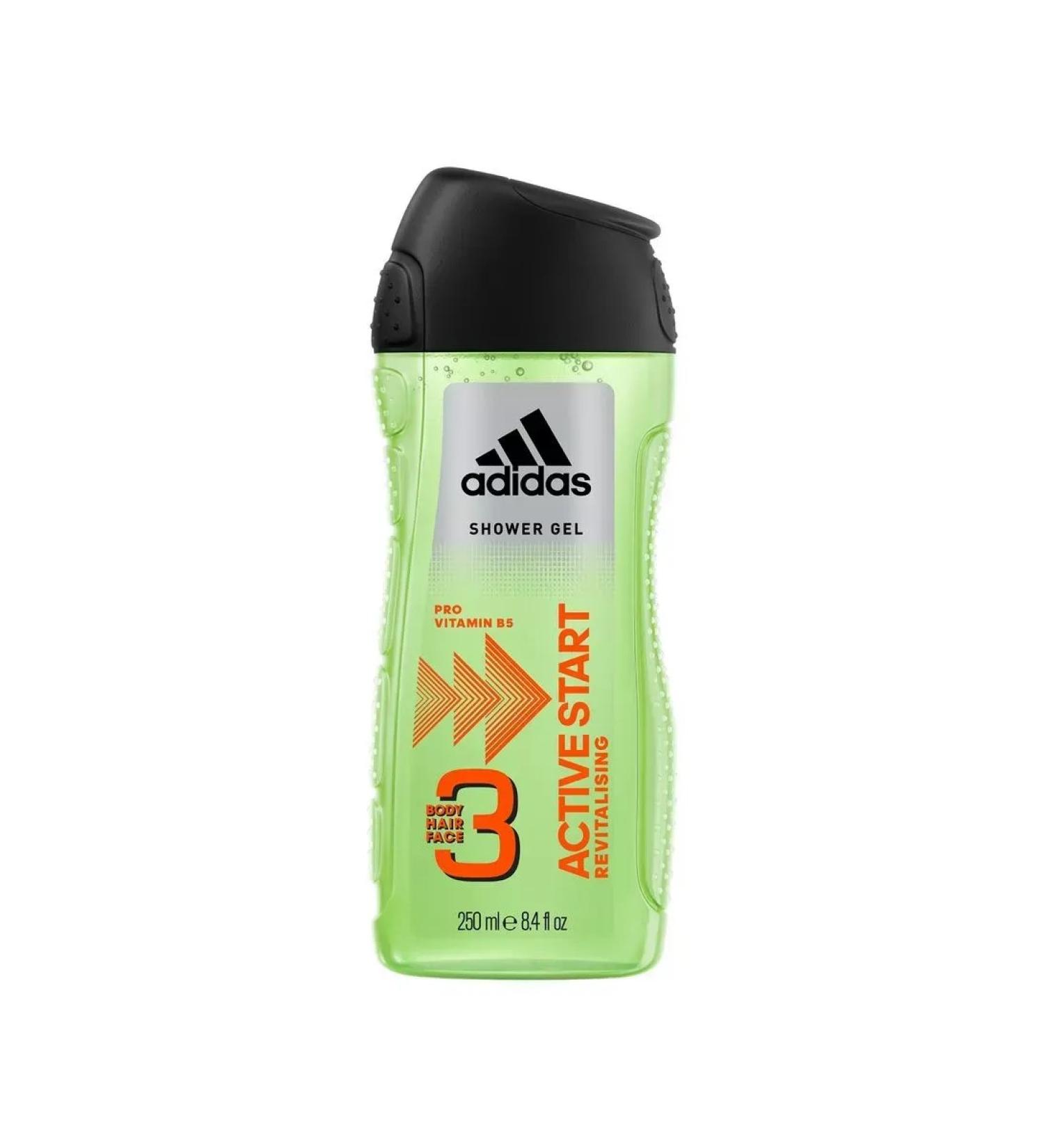adidas Male shower 3 in 1 Active Start 250 ml - Buy Online on GoSupps.com