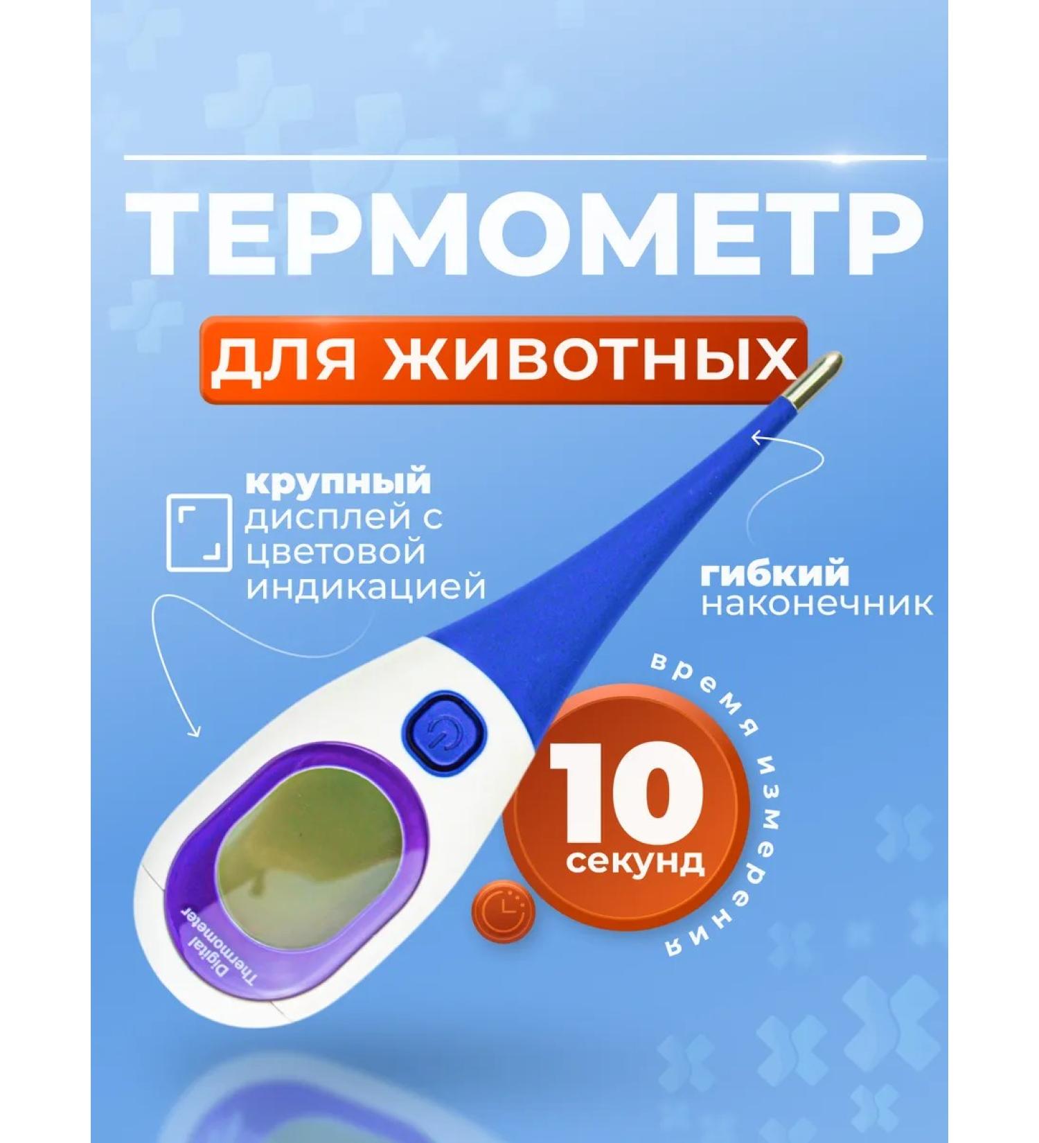 wikiVET Electronic thermometer for dogs and cats flexible - Buy Online on GoSupps.com